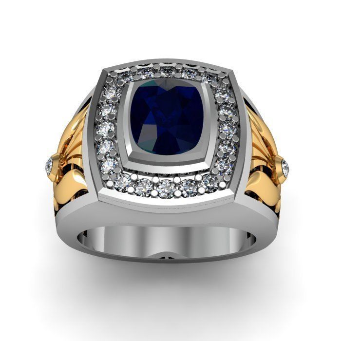 man ring 3D print model_5