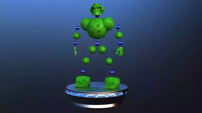 Robot Vectorman 3D model