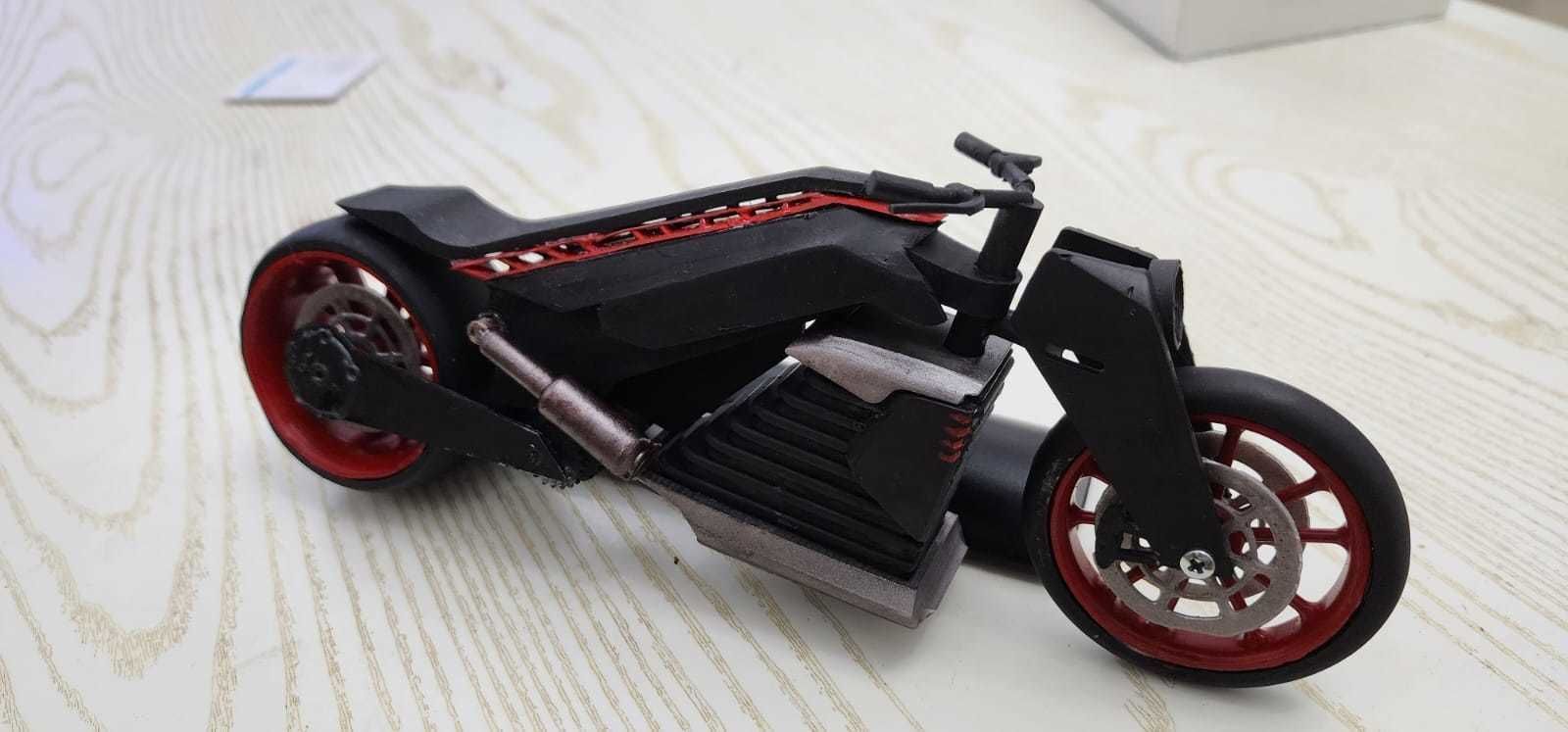 Futuristic Bike Scale Model 3D Printable Design 3D print model_2