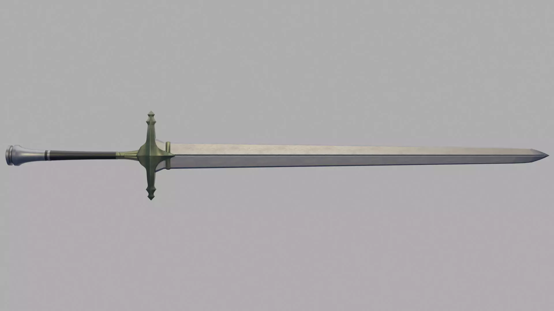 The Imperial Infantry sword from final fantasy 16 Low-poly 3D model_0