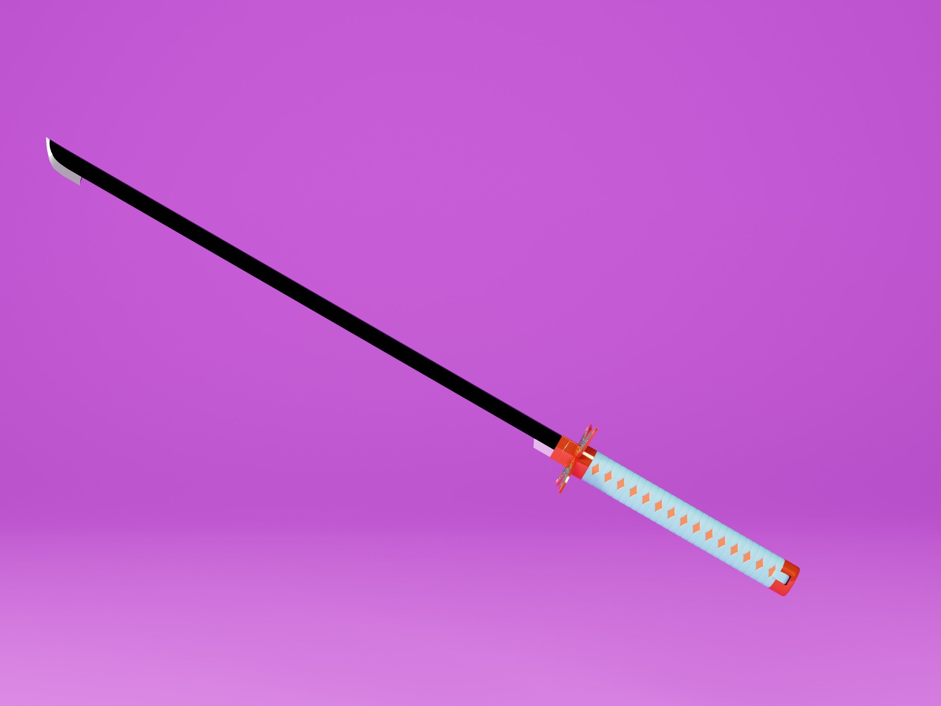 Demon Slayer Shinobu Kocho Sword - Kimetsu No Yaiba 3D print model_1