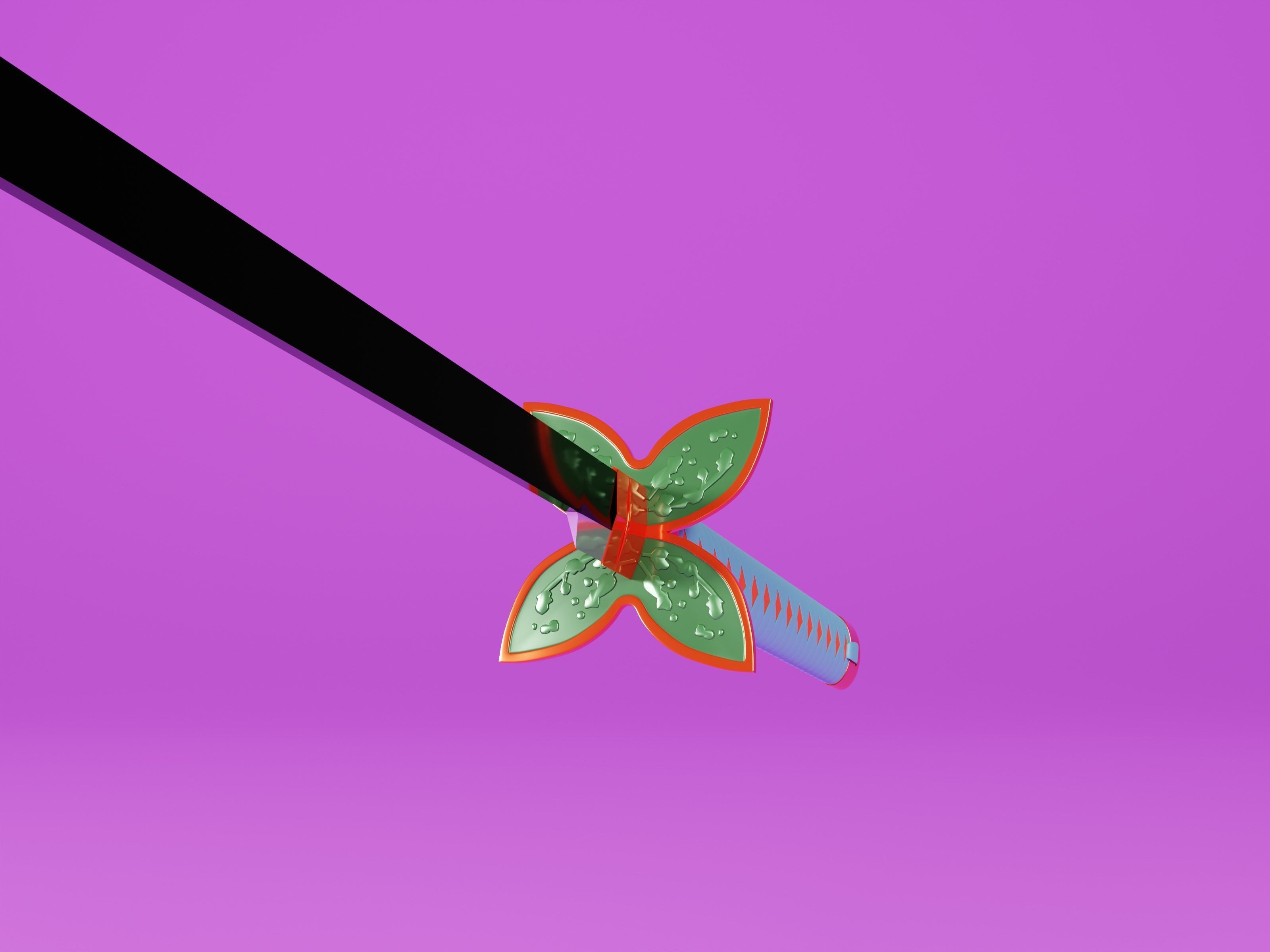 Demon Slayer Shinobu Kocho Sword - Kimetsu No Yaiba 3D print model_3