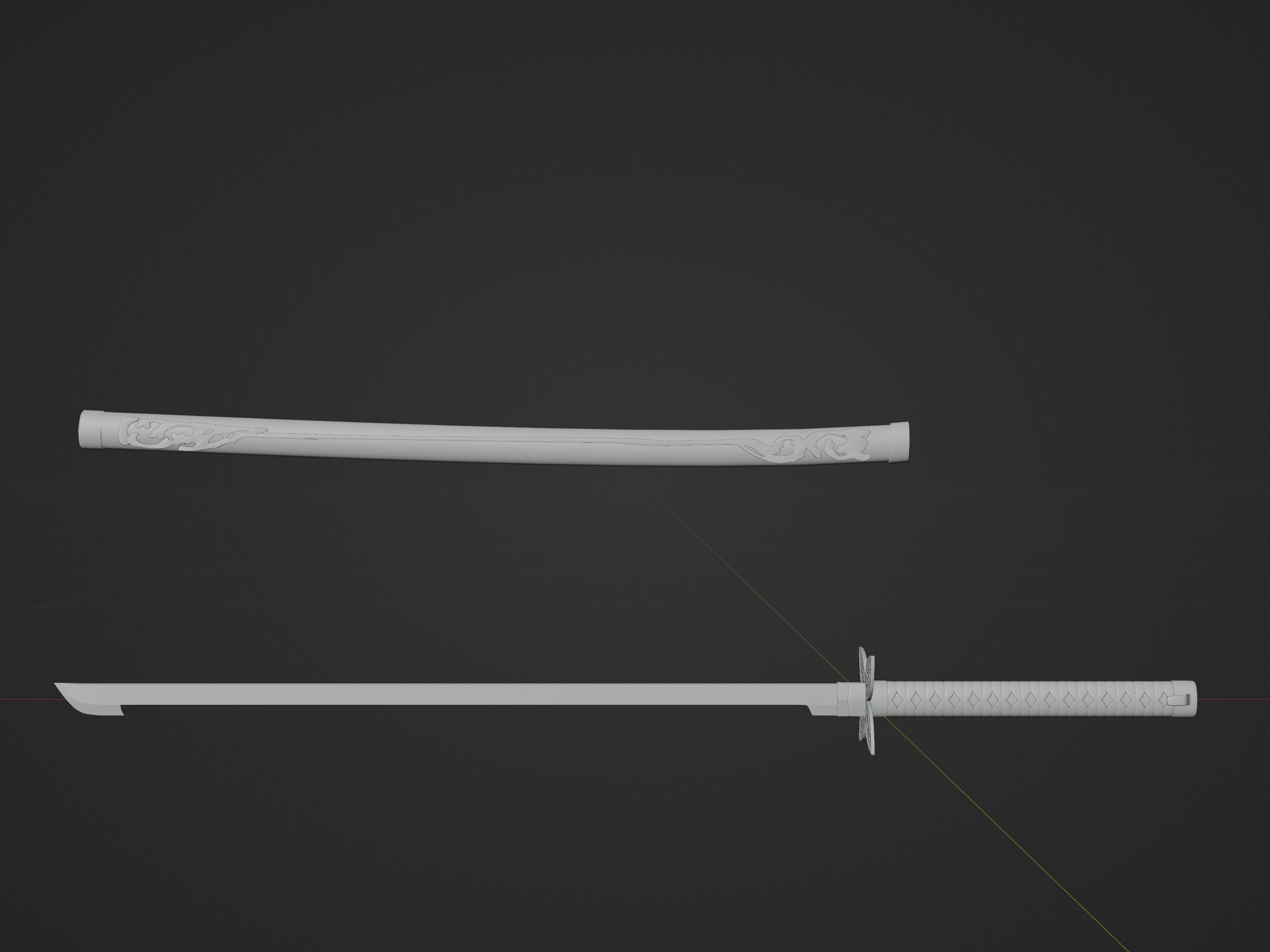 Demon Slayer Shinobu Kocho Sword - Kimetsu No Yaiba 3D print model_12