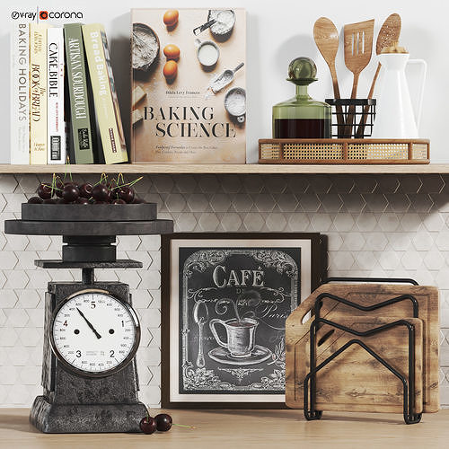 Kitchen accessories 03 3D model
