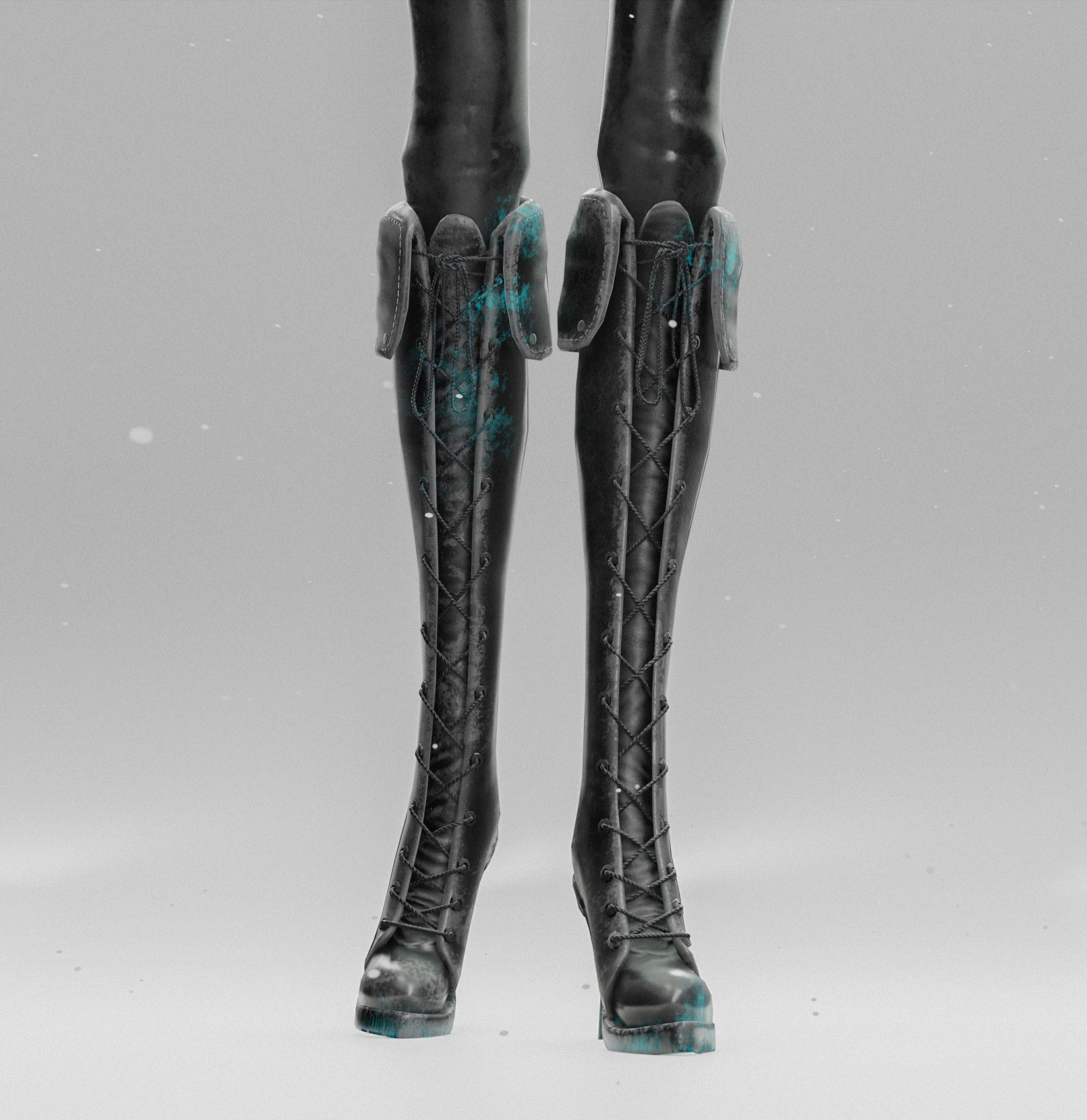 ALCHEMIST GIRL GAMEREADY CHARACTER LOW POLY Low-poly 3D model_8