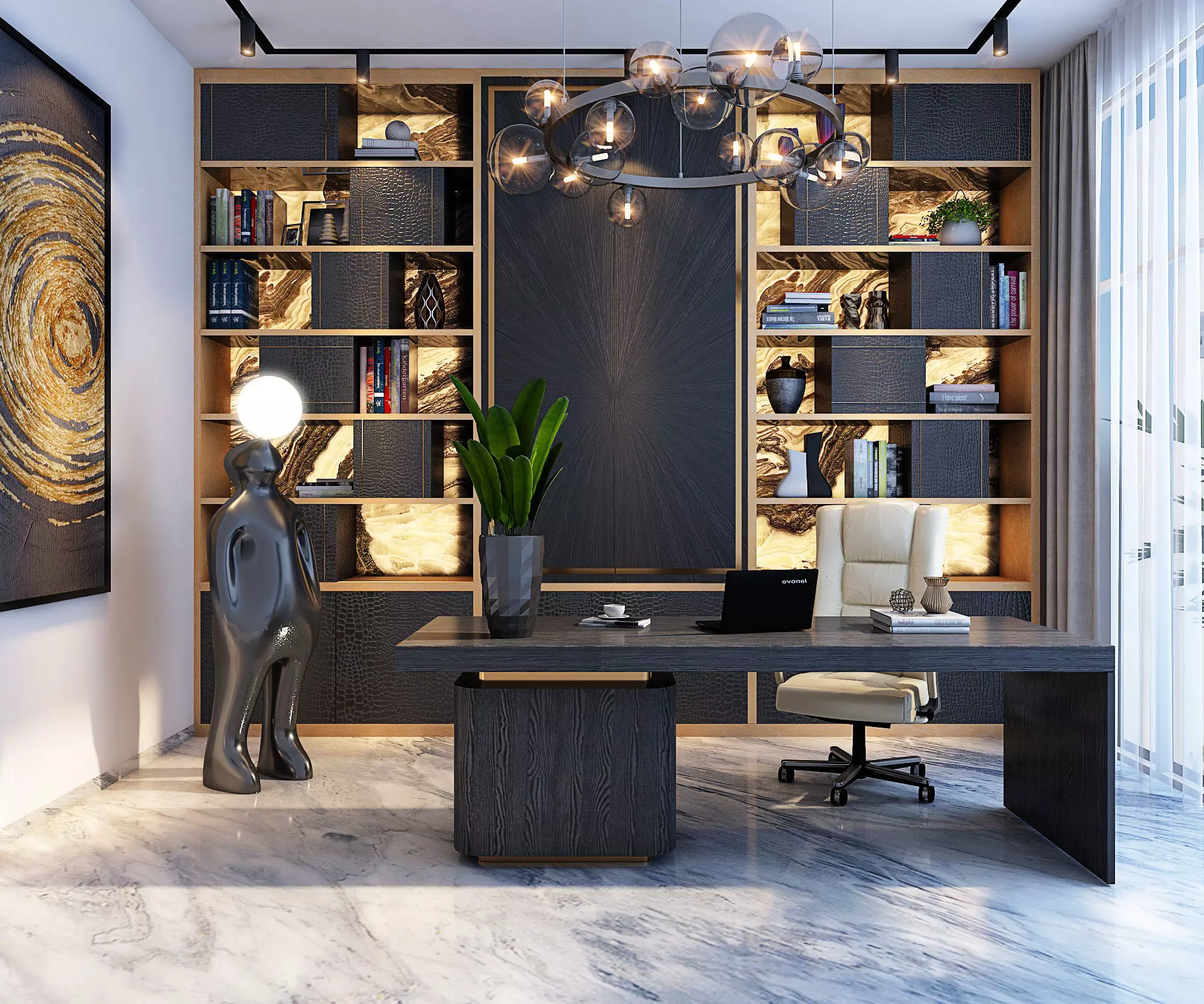 Office space  3D model_0