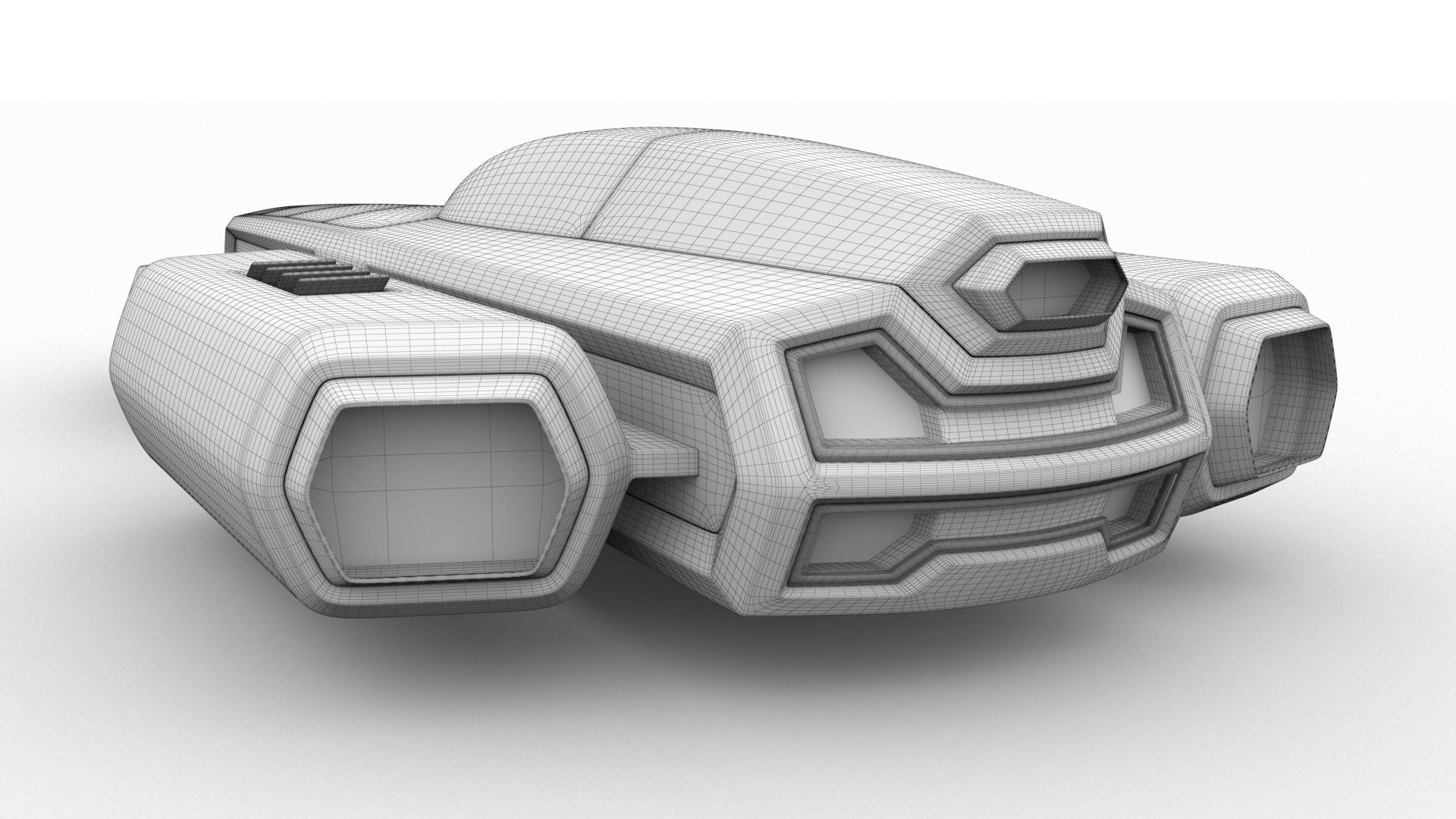 Racing Spaceship Antares 3D model_14