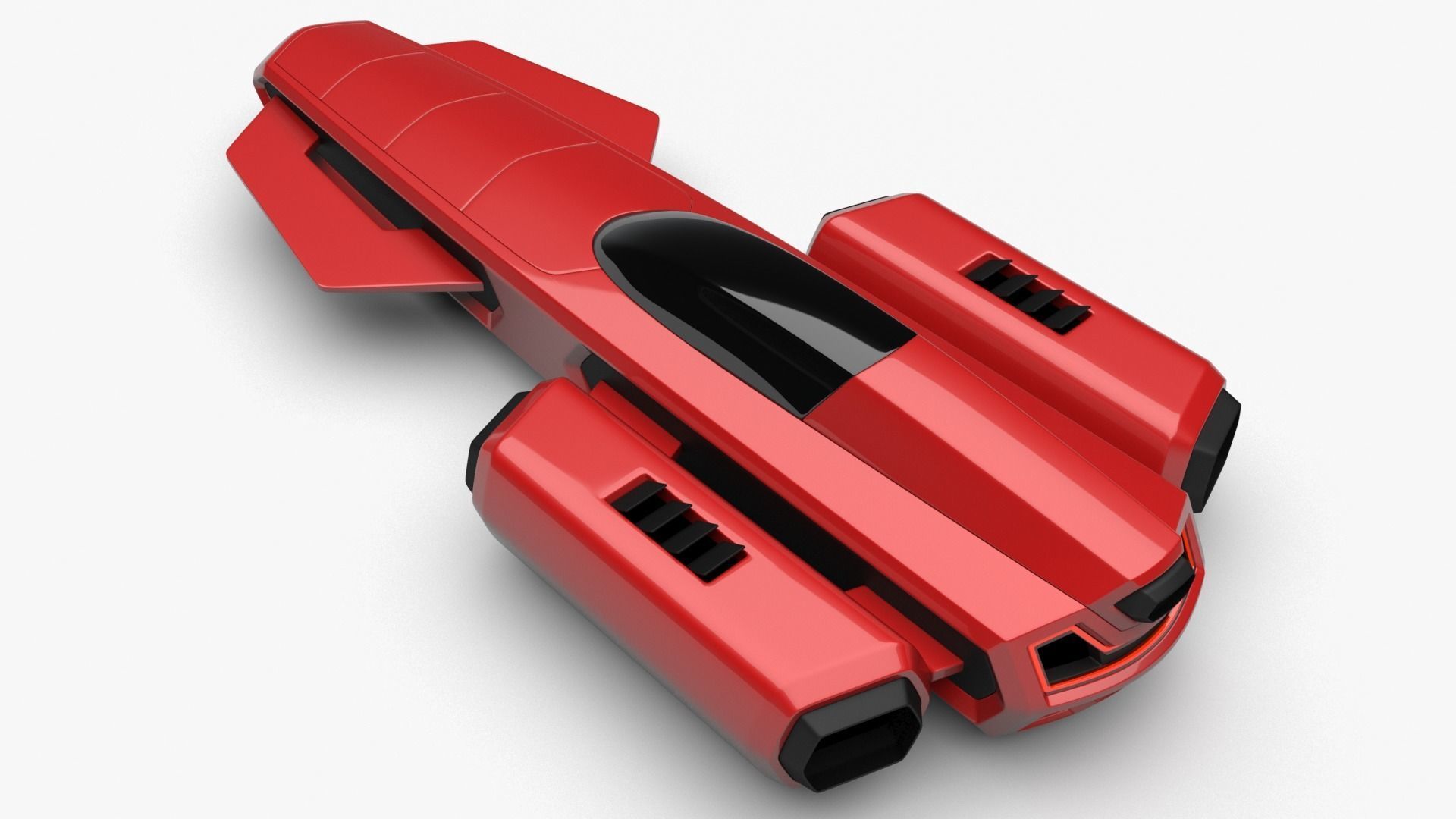 Racing Spaceship Antares 3D model_9