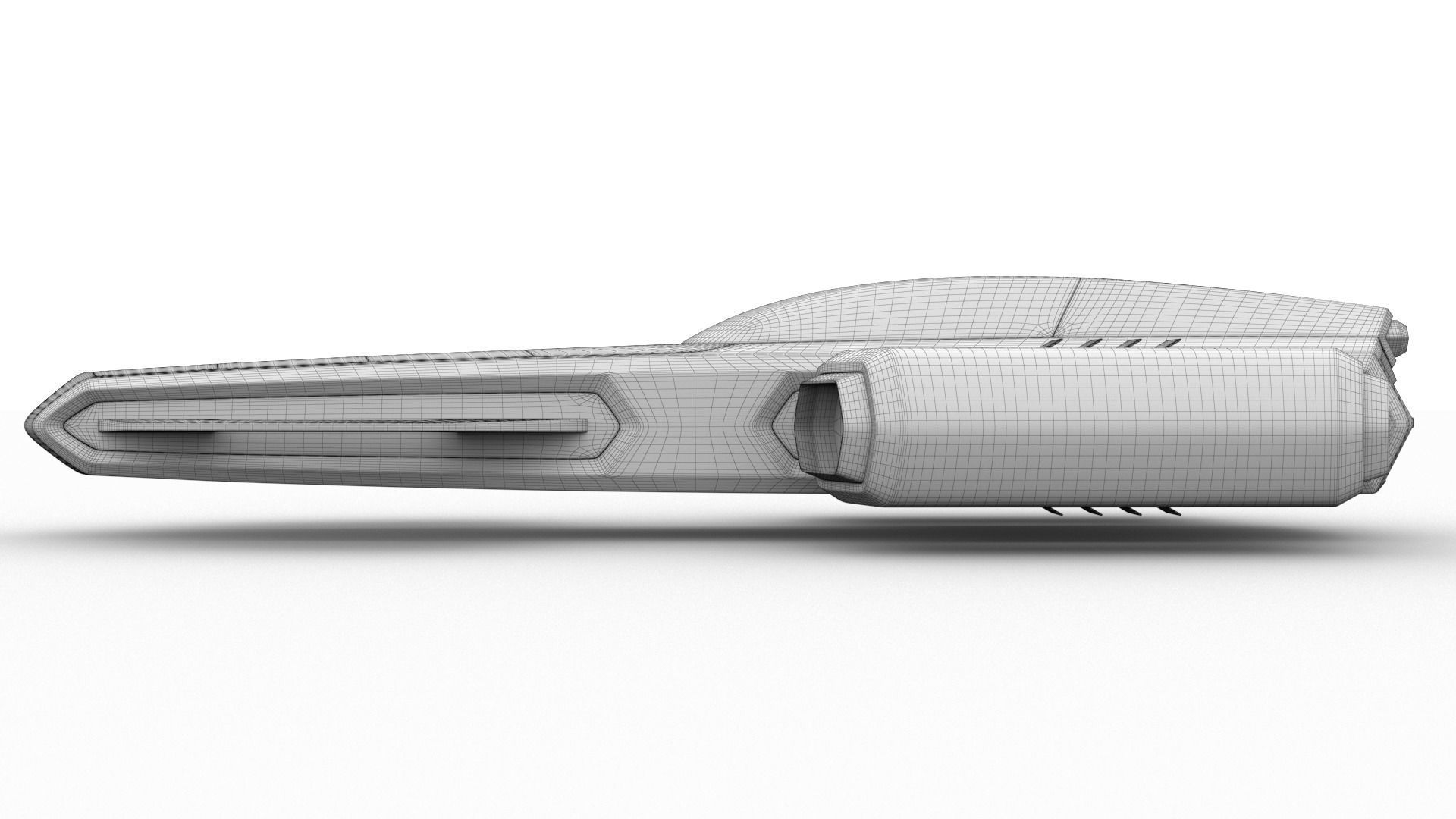 Racing Spaceship Antares 3D model_12