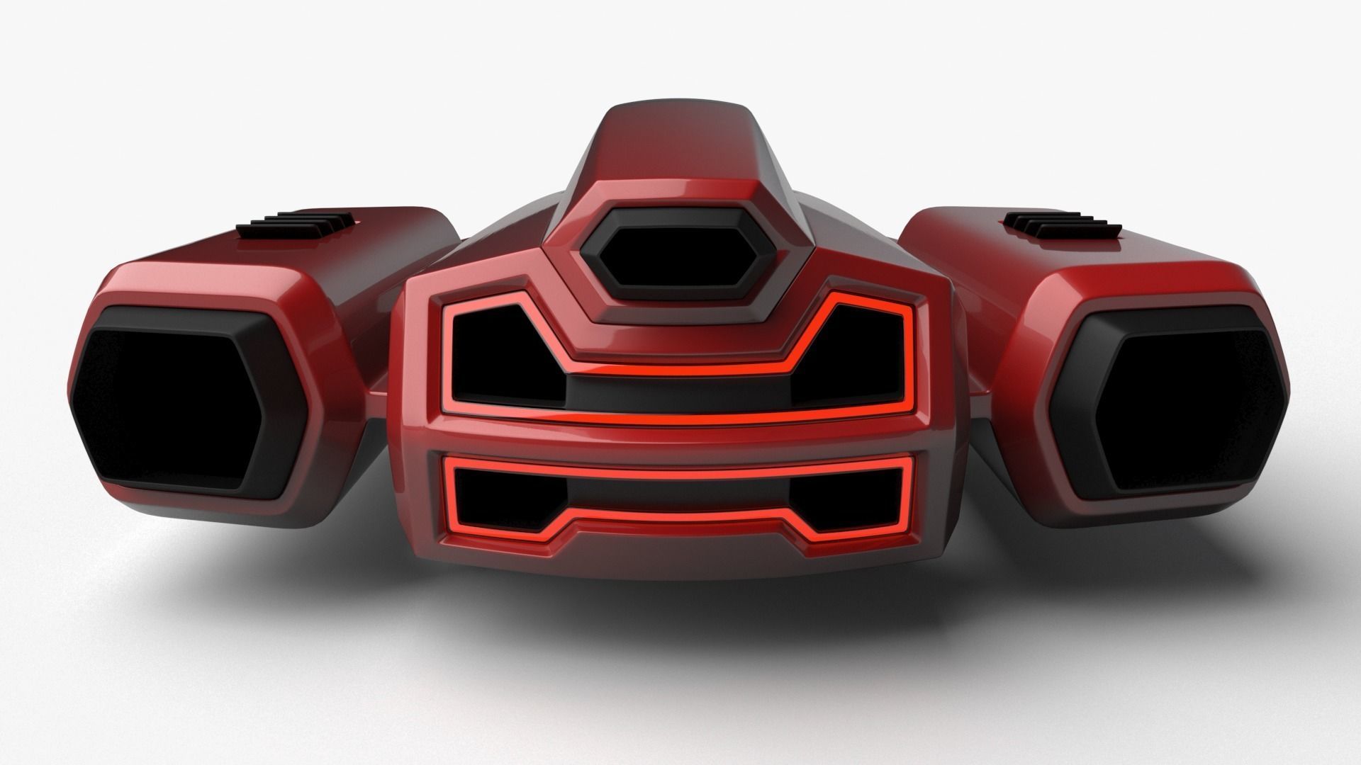 Racing Spaceship Antares 3D model_4