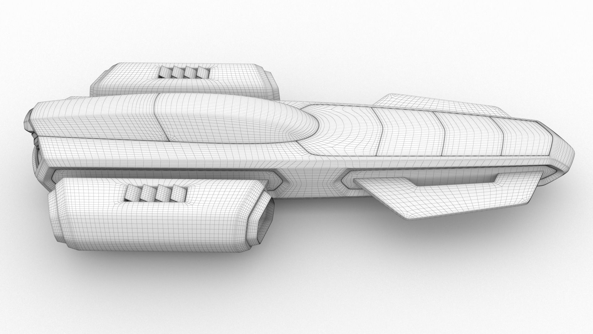 Racing Spaceship Antares 3D model_17