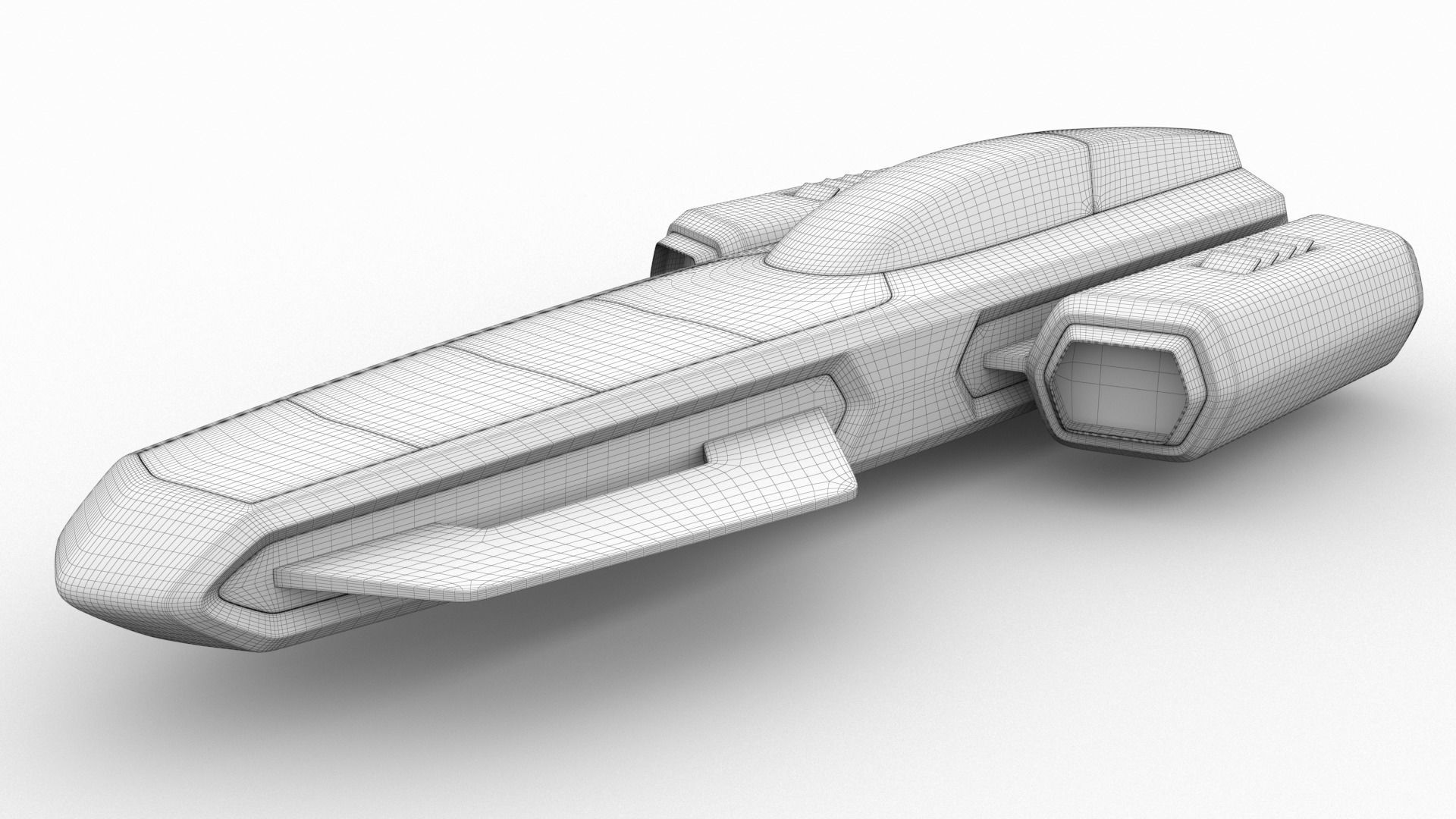 Racing Spaceship Antares 3D model_11