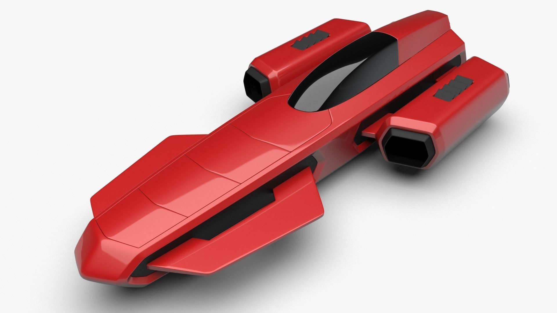 Racing Spaceship Antares 3D model_8