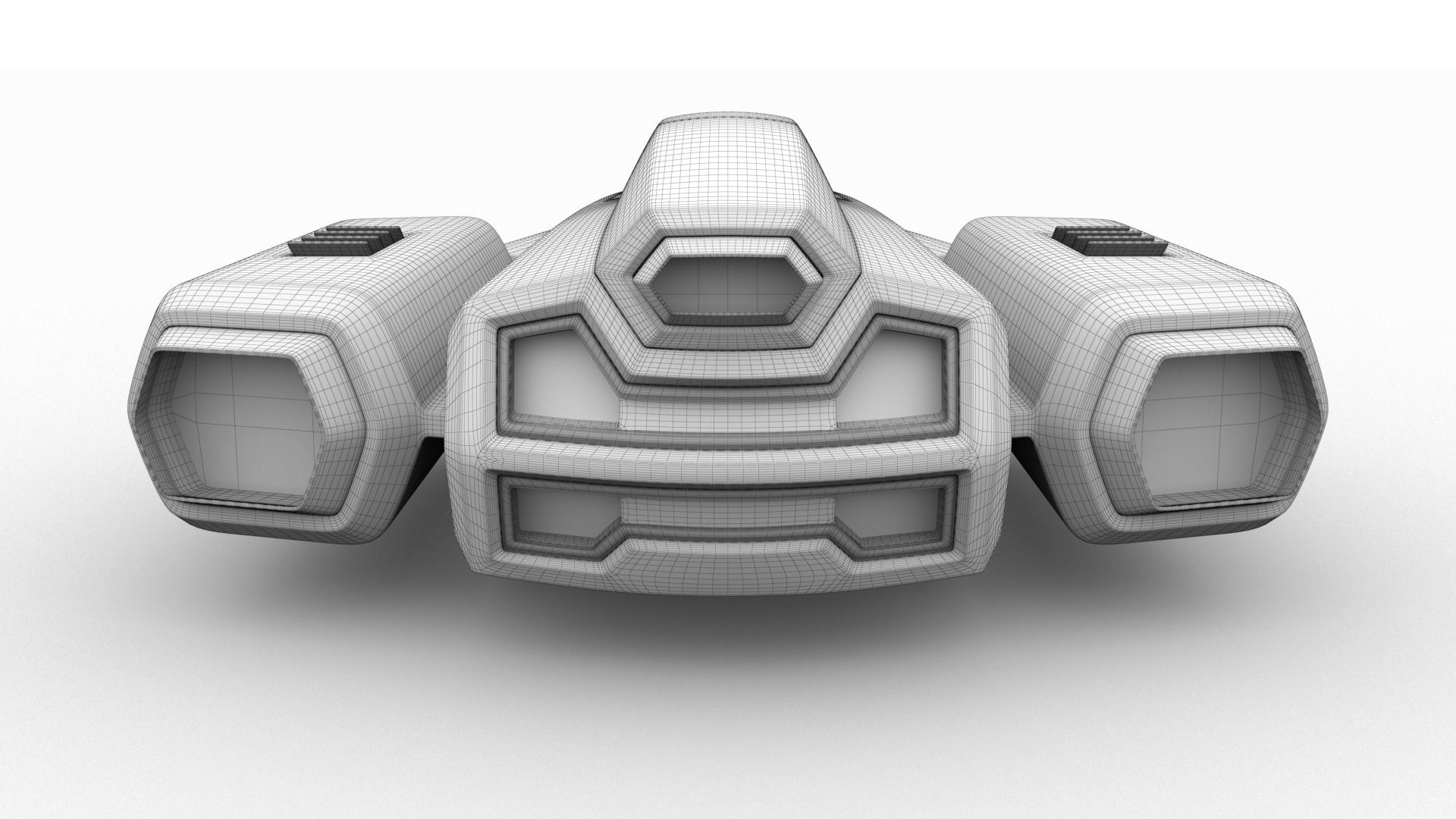Racing Spaceship Antares 3D model_15