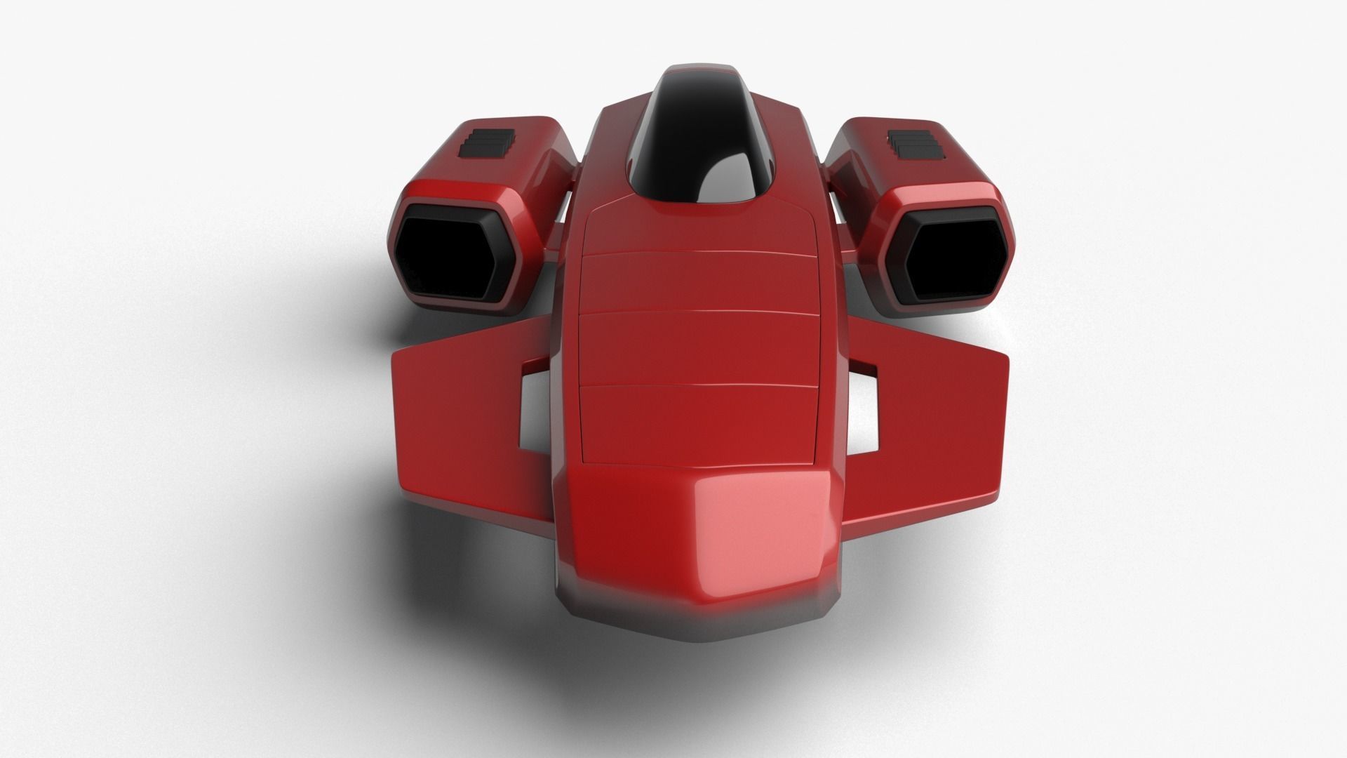 Racing Spaceship Antares 3D model_7