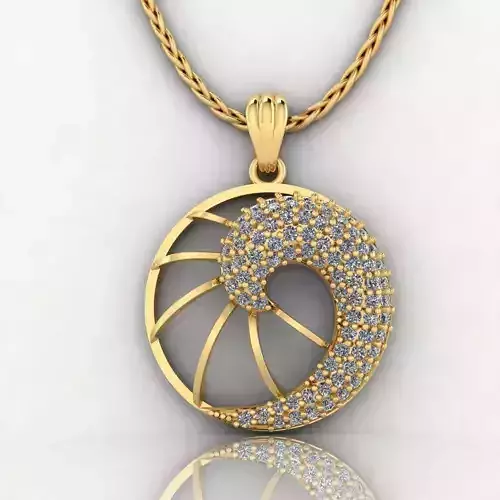 Stone Pendant 3D print model