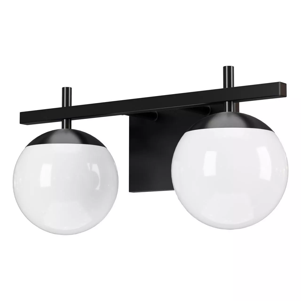 Ralbay Matte Black Bathroom Light 3D model
