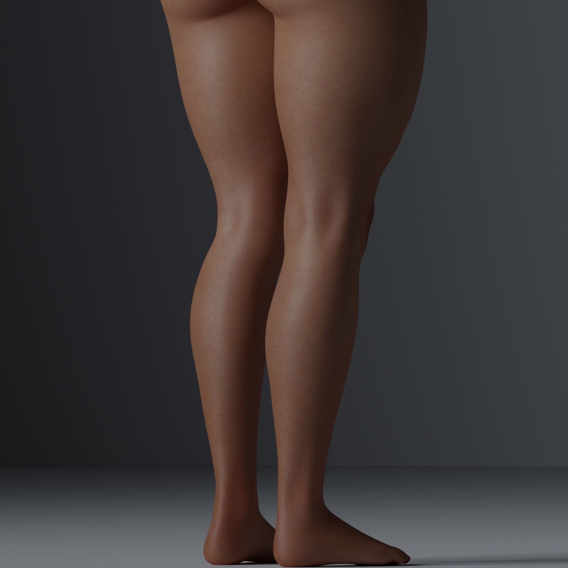 Beautiful Woman Realistic Detailed - Sera Low-poly 3D model_20