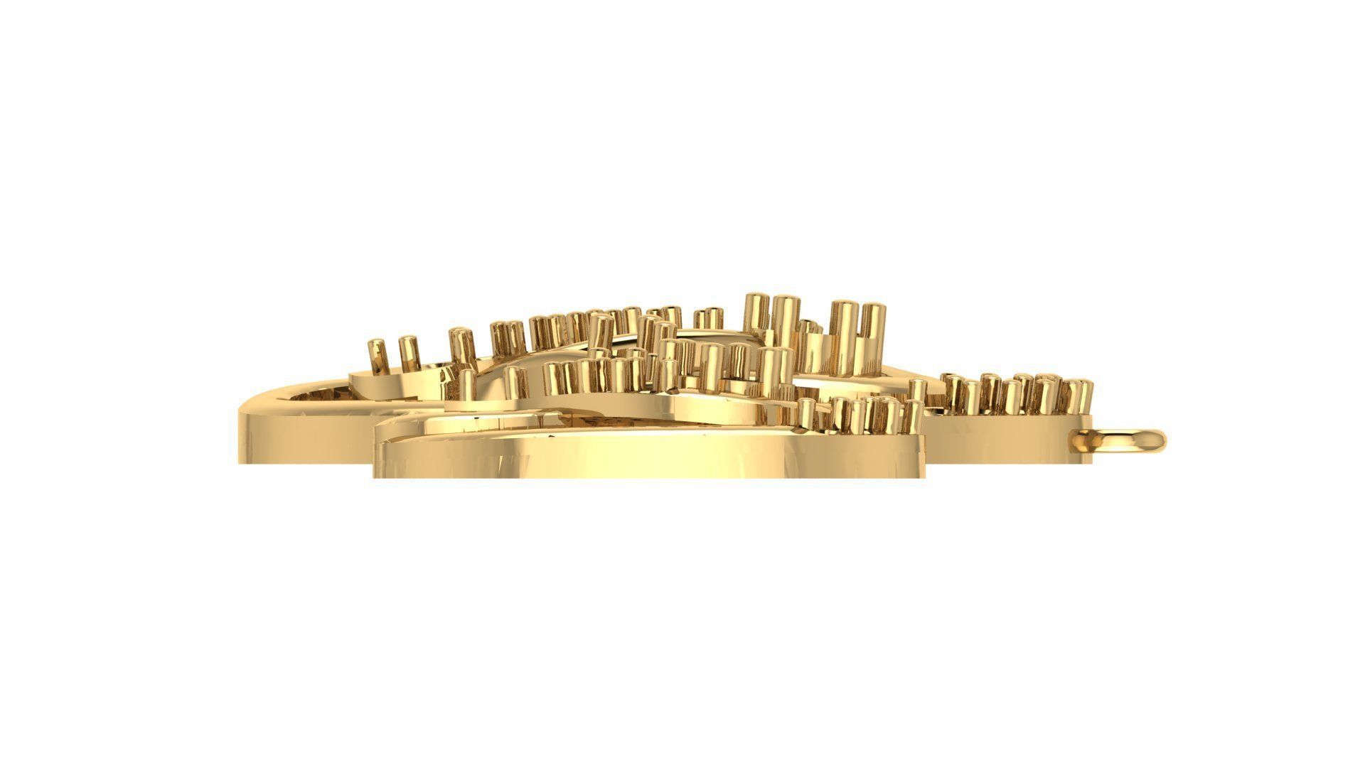 Women pendant 3D print model 3D print model_1