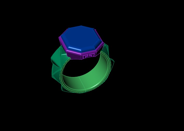Rings 3D print model_2