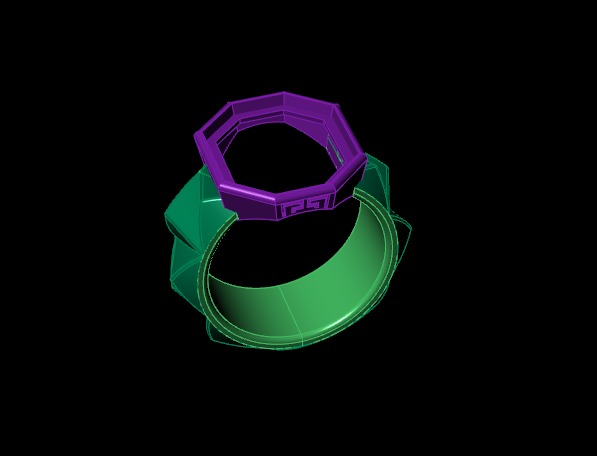 Rings 3D print model_3