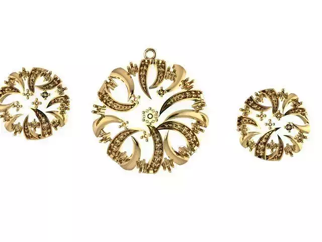 Women pendant 3D print model