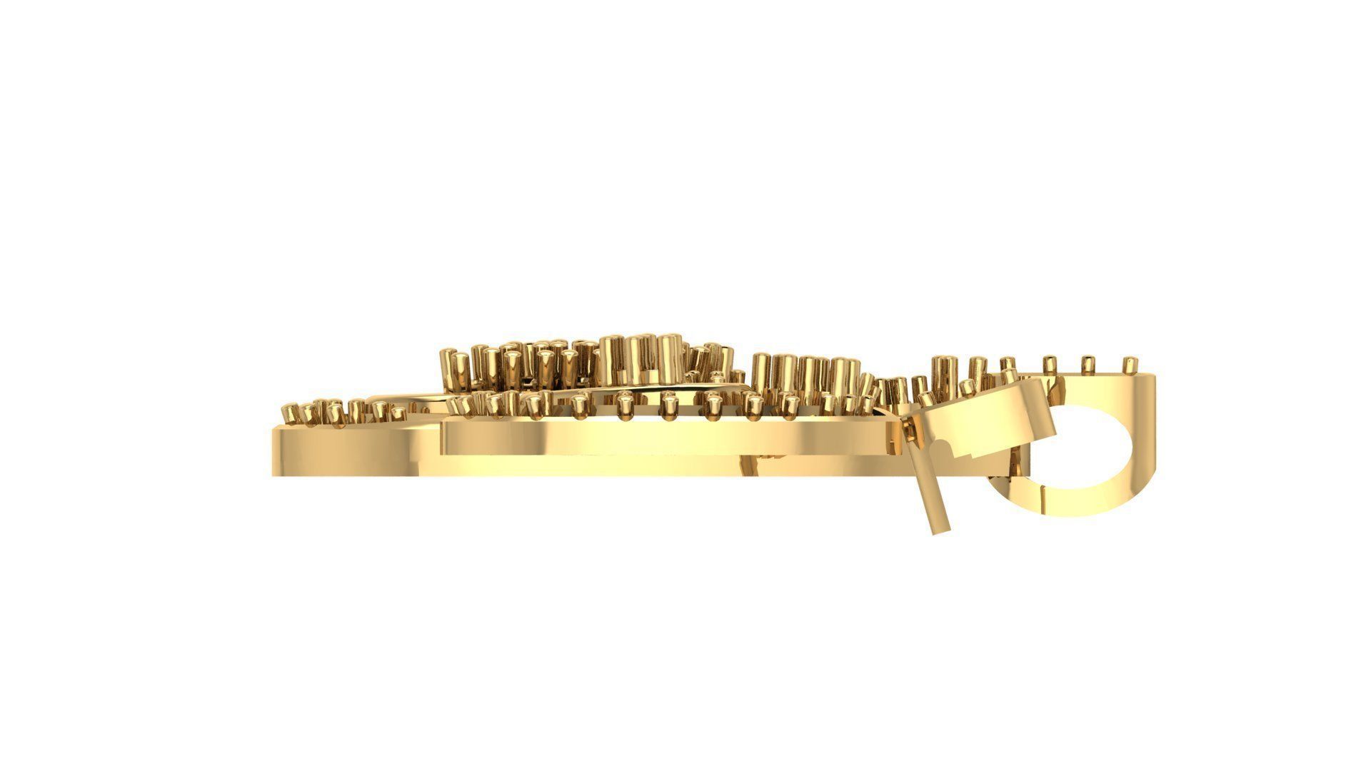 Women pendant 3D print model 3D print model_1