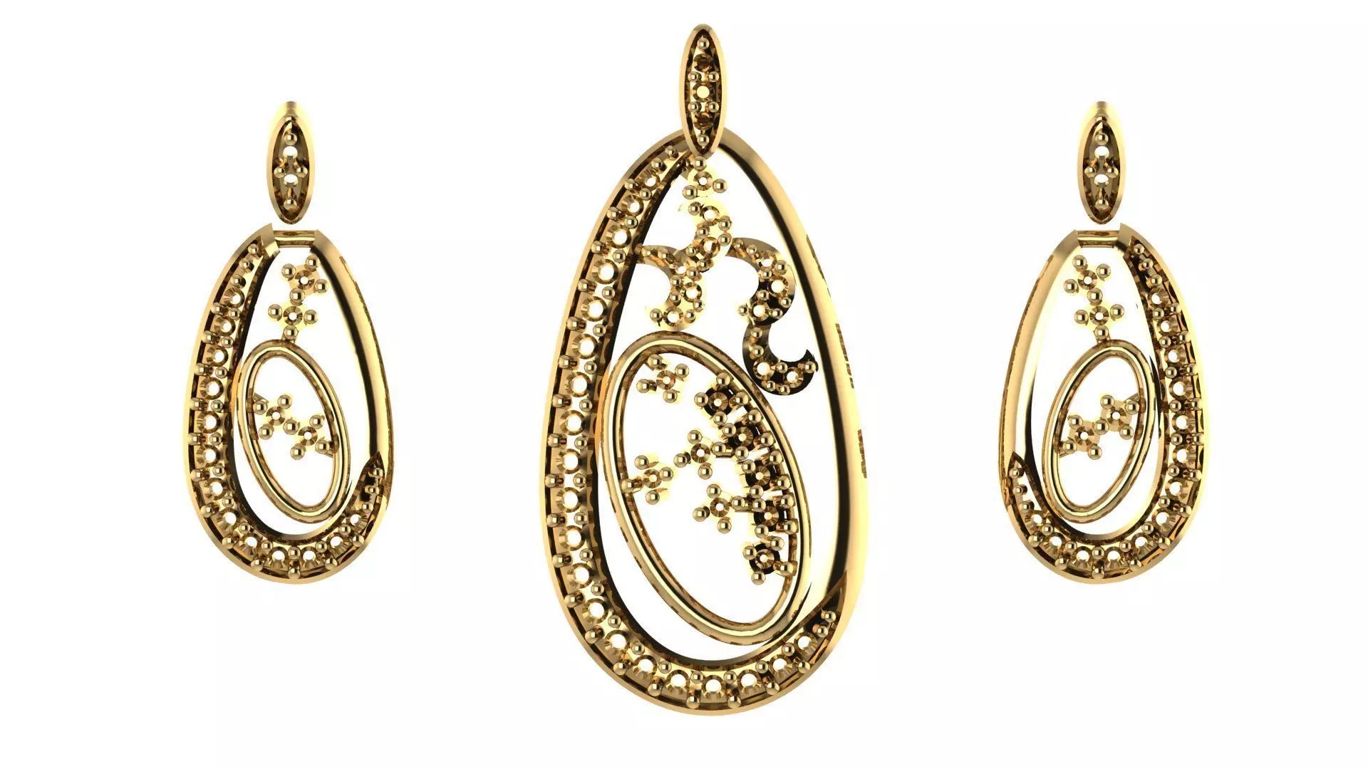 Women pendant 3D print model 3D print model_0