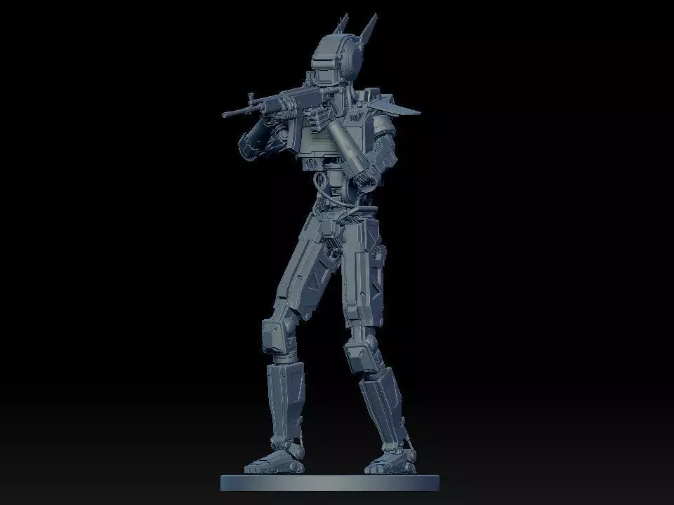 chappie ready to 3d printing 3D model_0