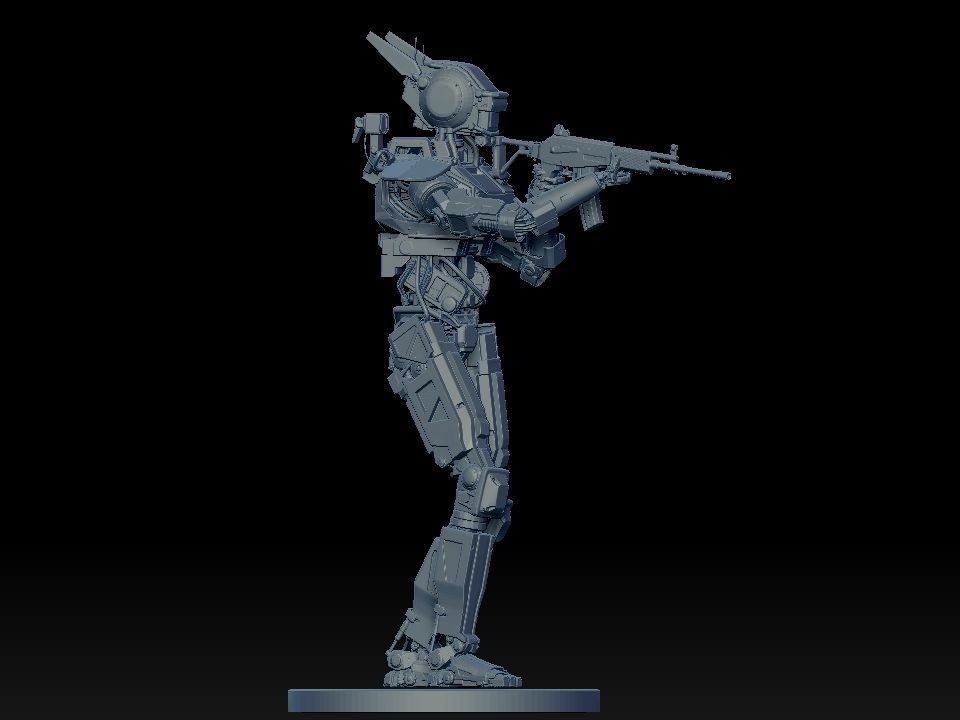 chappie ready to 3d printing 3D model_1