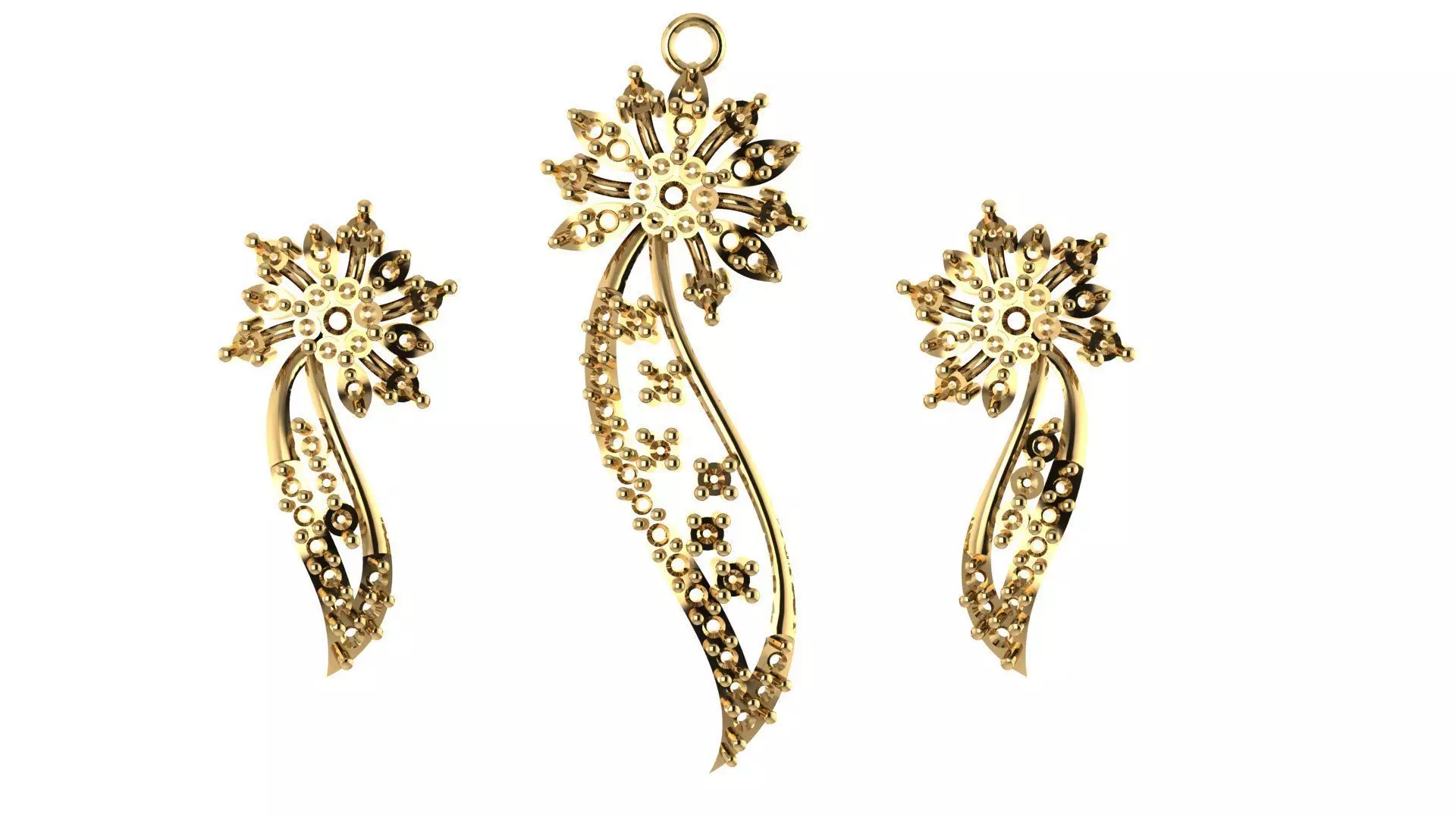 Women pendant 3D print model 3D print model_0