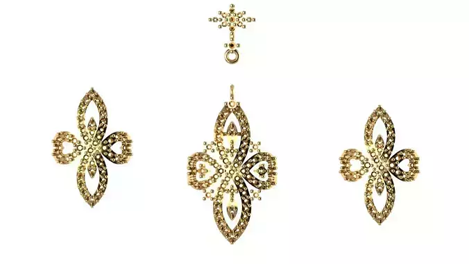 Women pendant 3D print model