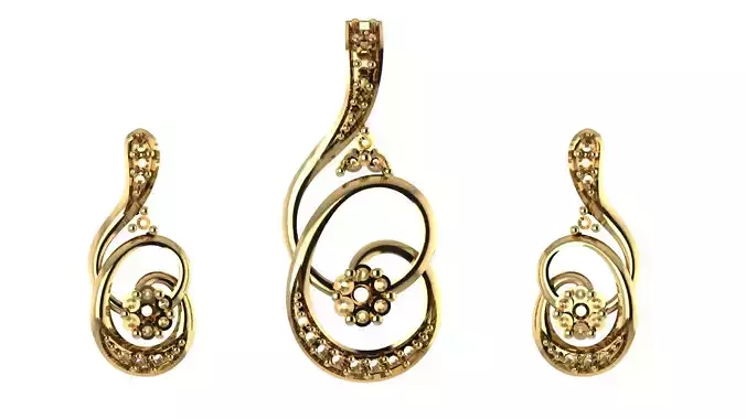 Women pendant 3D print model