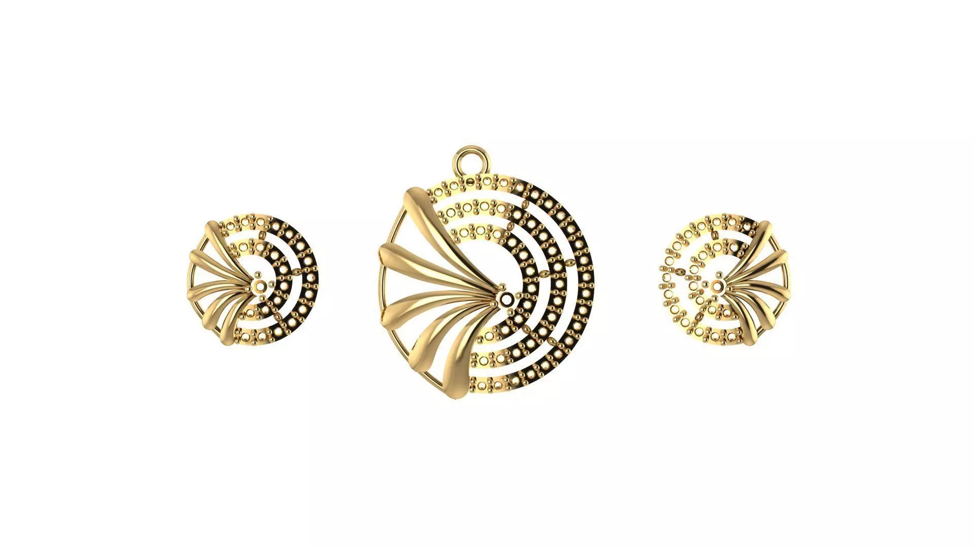 Women pendant 3D print model 3D print model_0