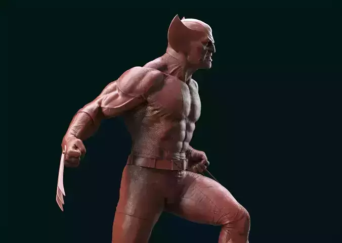 Wolverine Statue