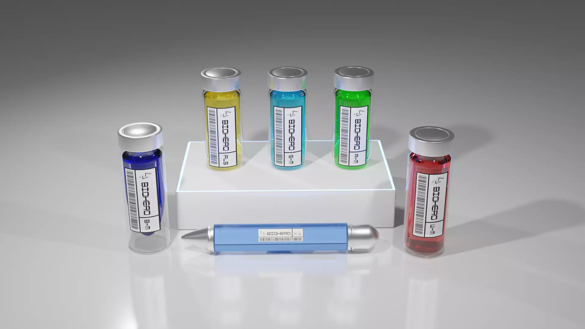 3D Model Serum Compound Vaccine or DNA 3D model_0