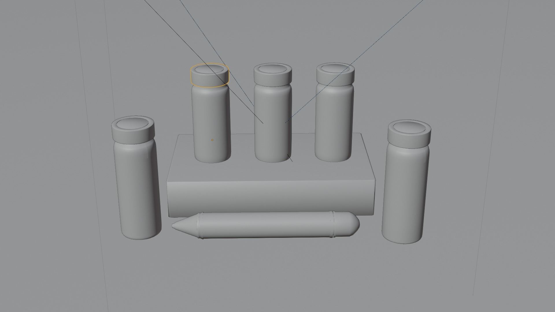 3D Model Serum Compound Vaccine or DNA 3D model_4