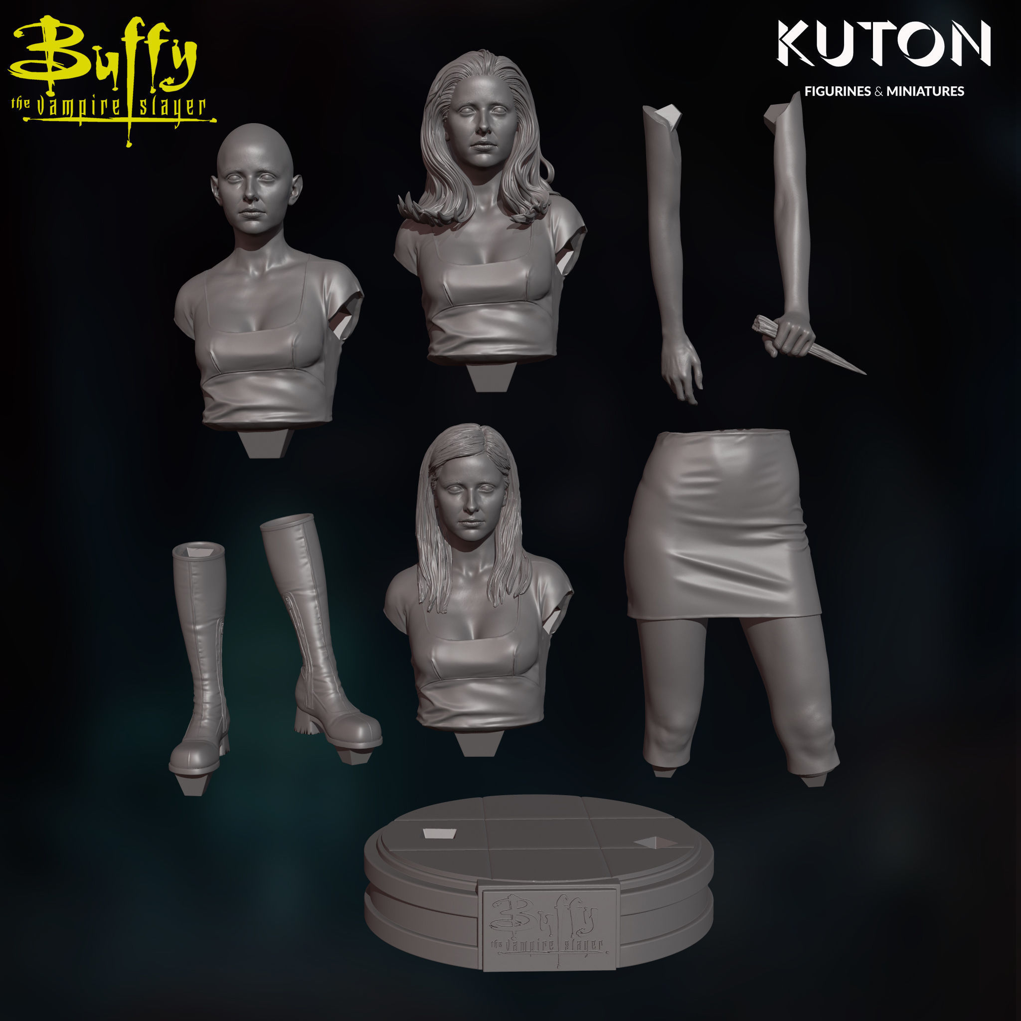 Buffy the Vampire Slayer 3D print model_5