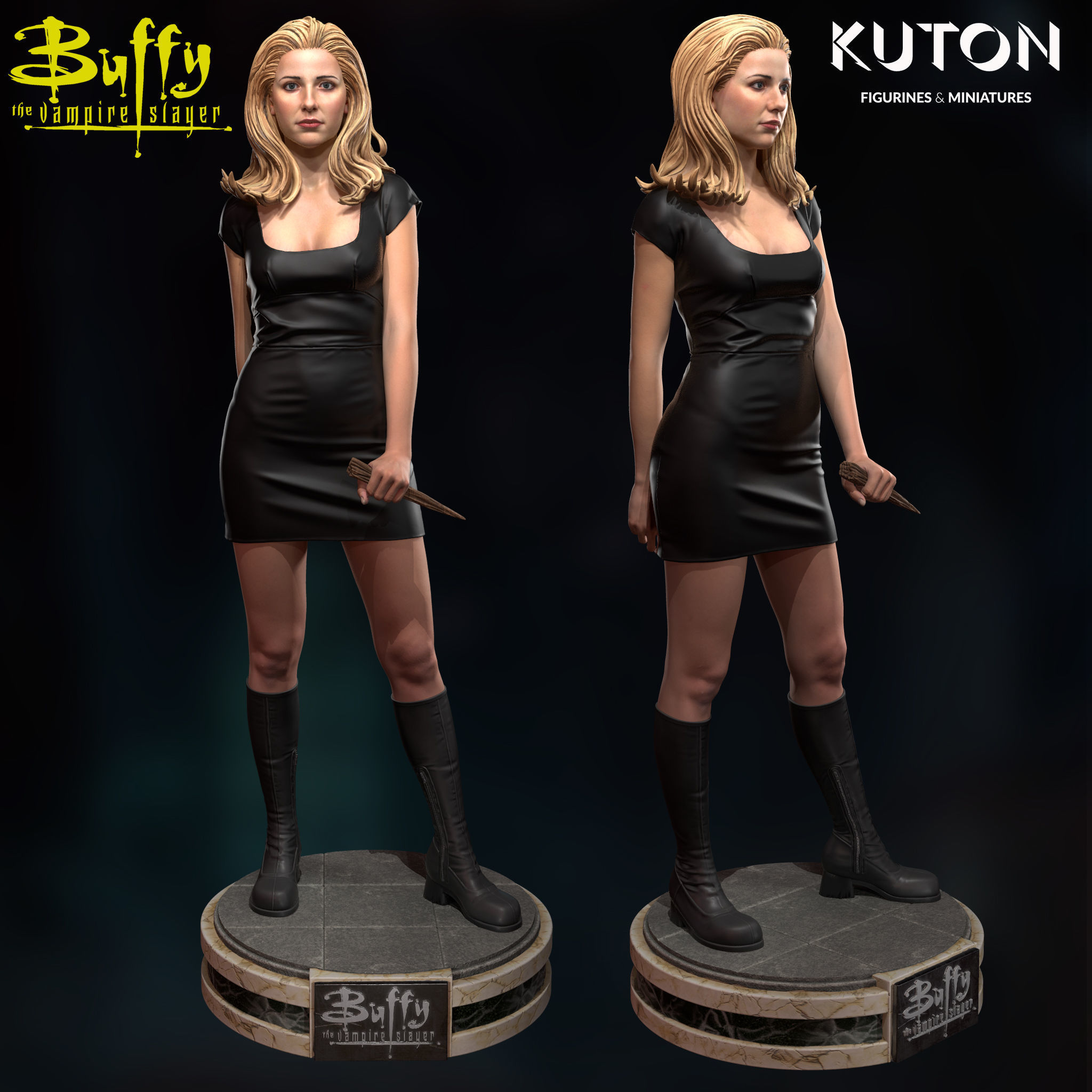 Buffy the Vampire Slayer 3D print model_1