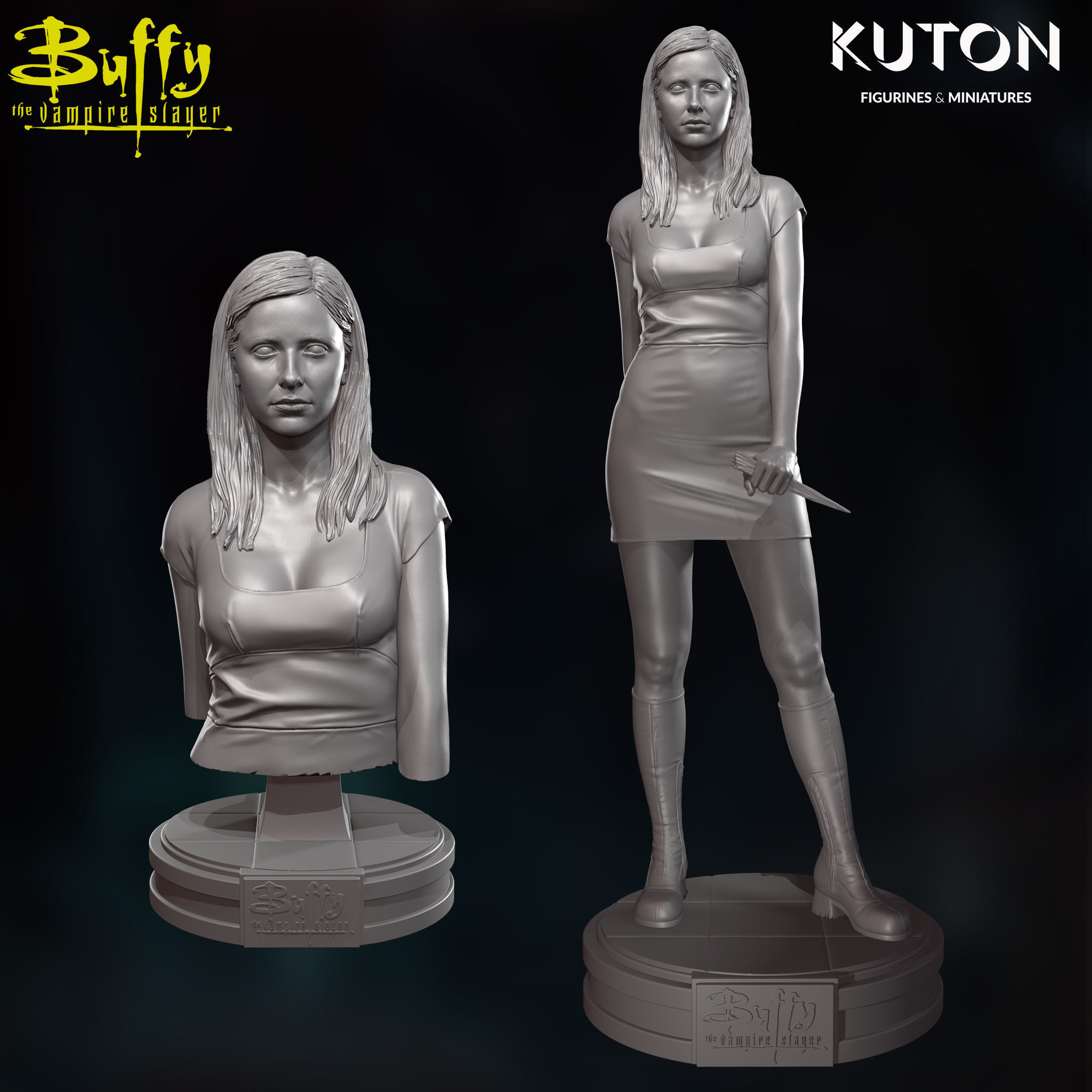 Buffy the Vampire Slayer 3D print model_4
