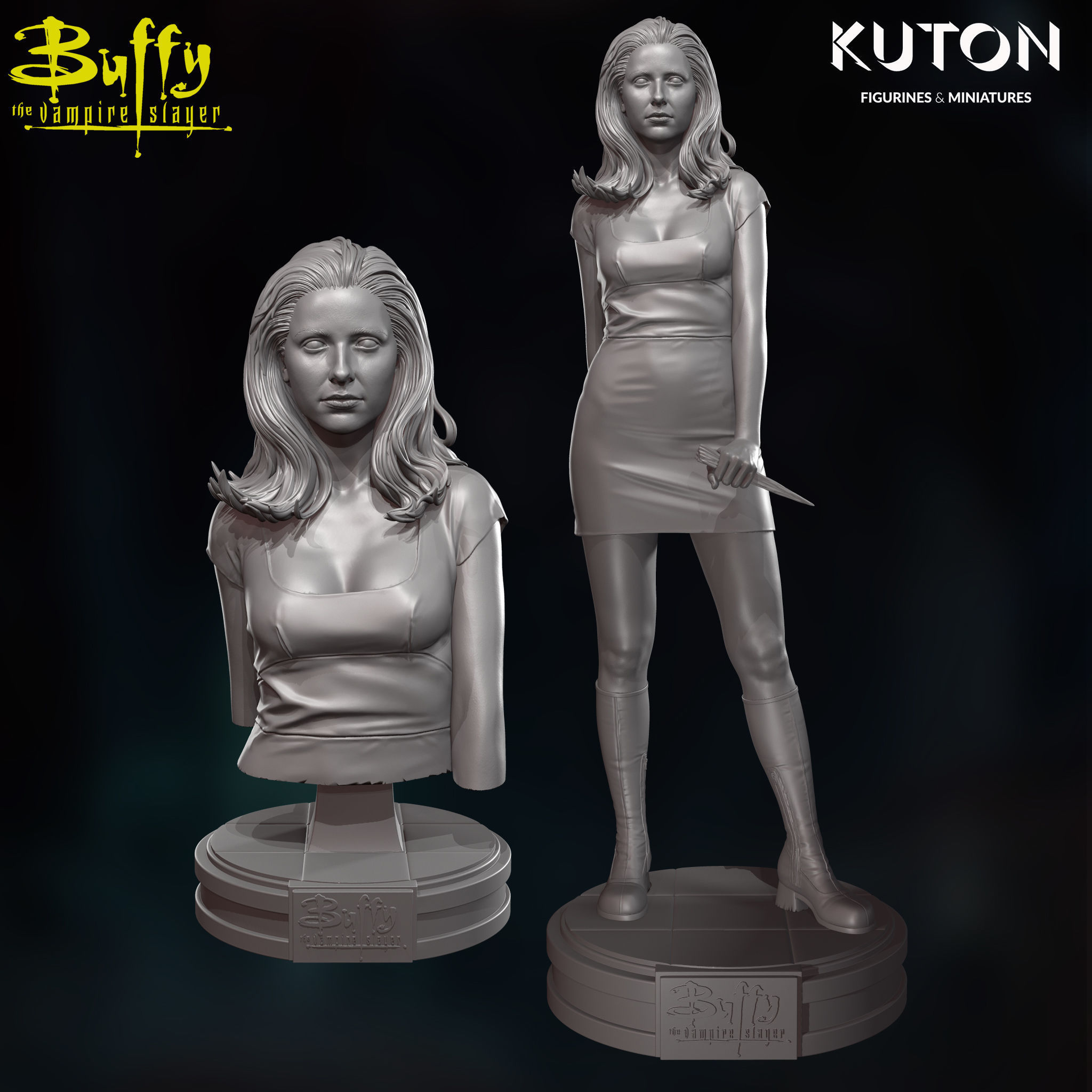 Buffy the Vampire Slayer 3D print model_3