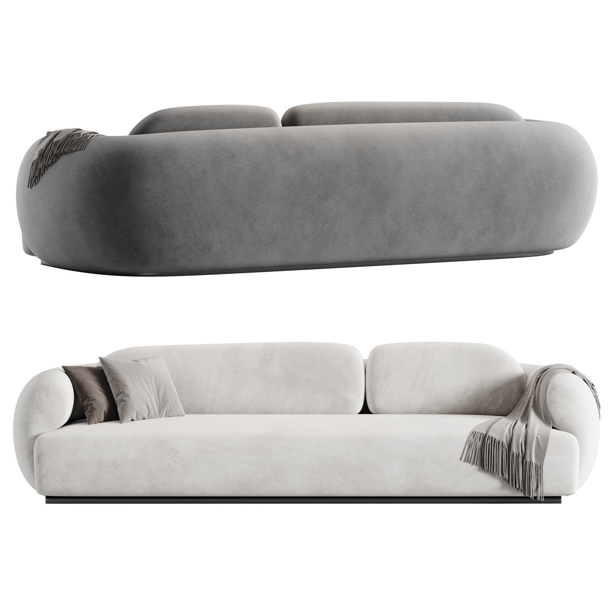 Coral Sofa By Paolo Castelli 3D model_2