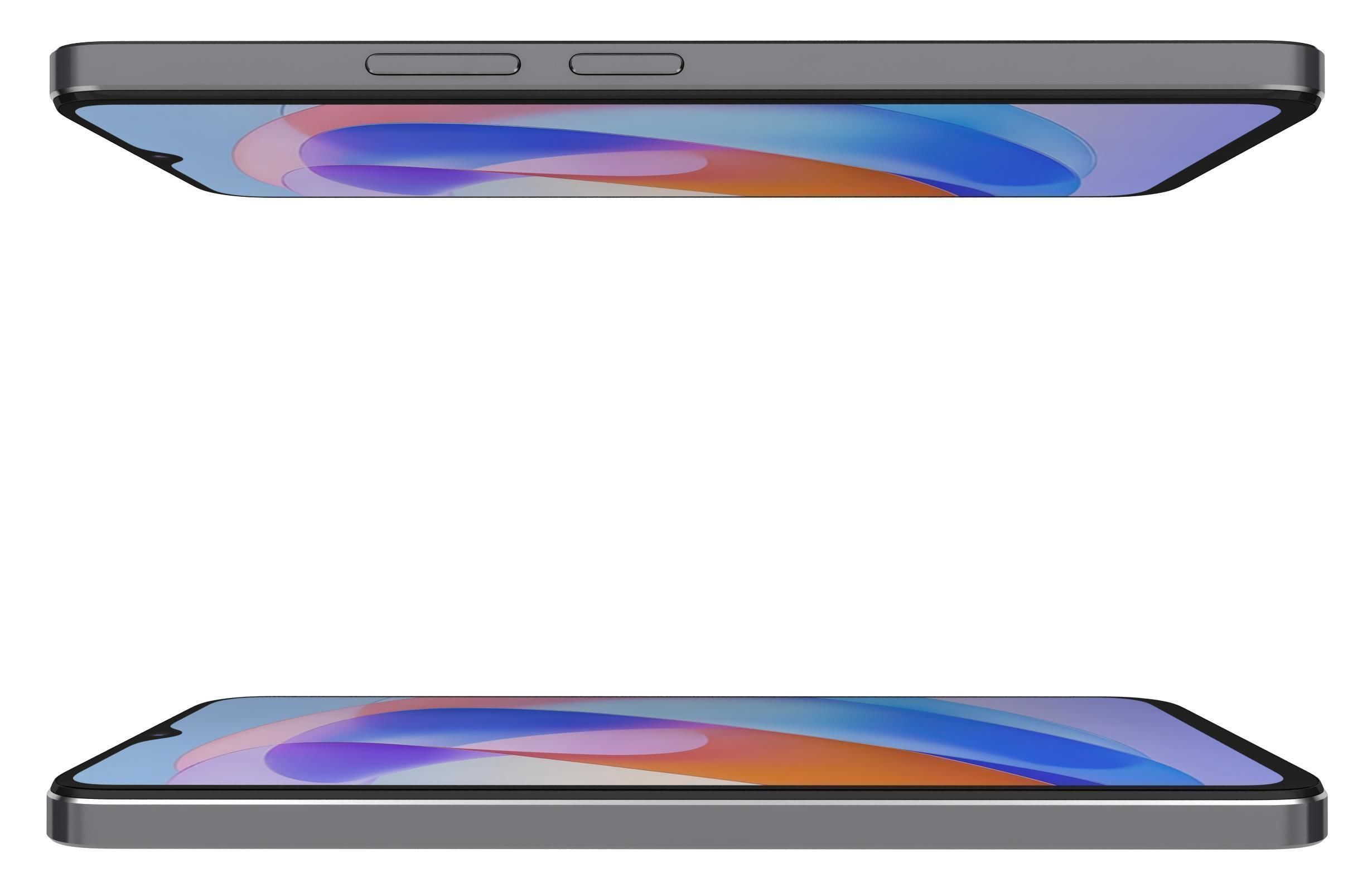 Honor Play 40 Black Low-poly 3D model_9