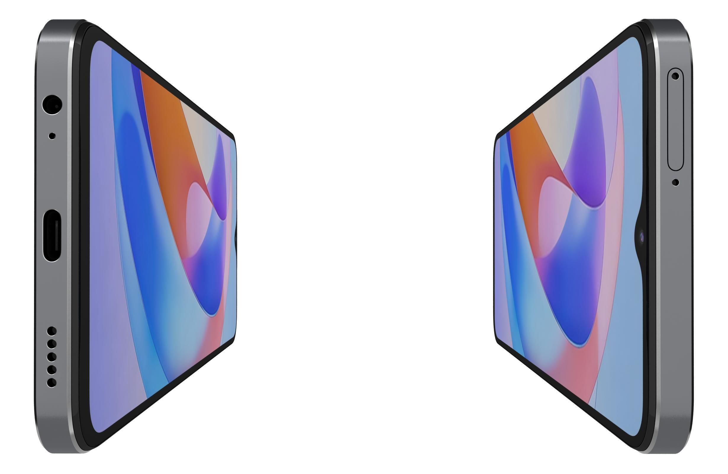 Honor Play 40 Black Low-poly 3D model_8