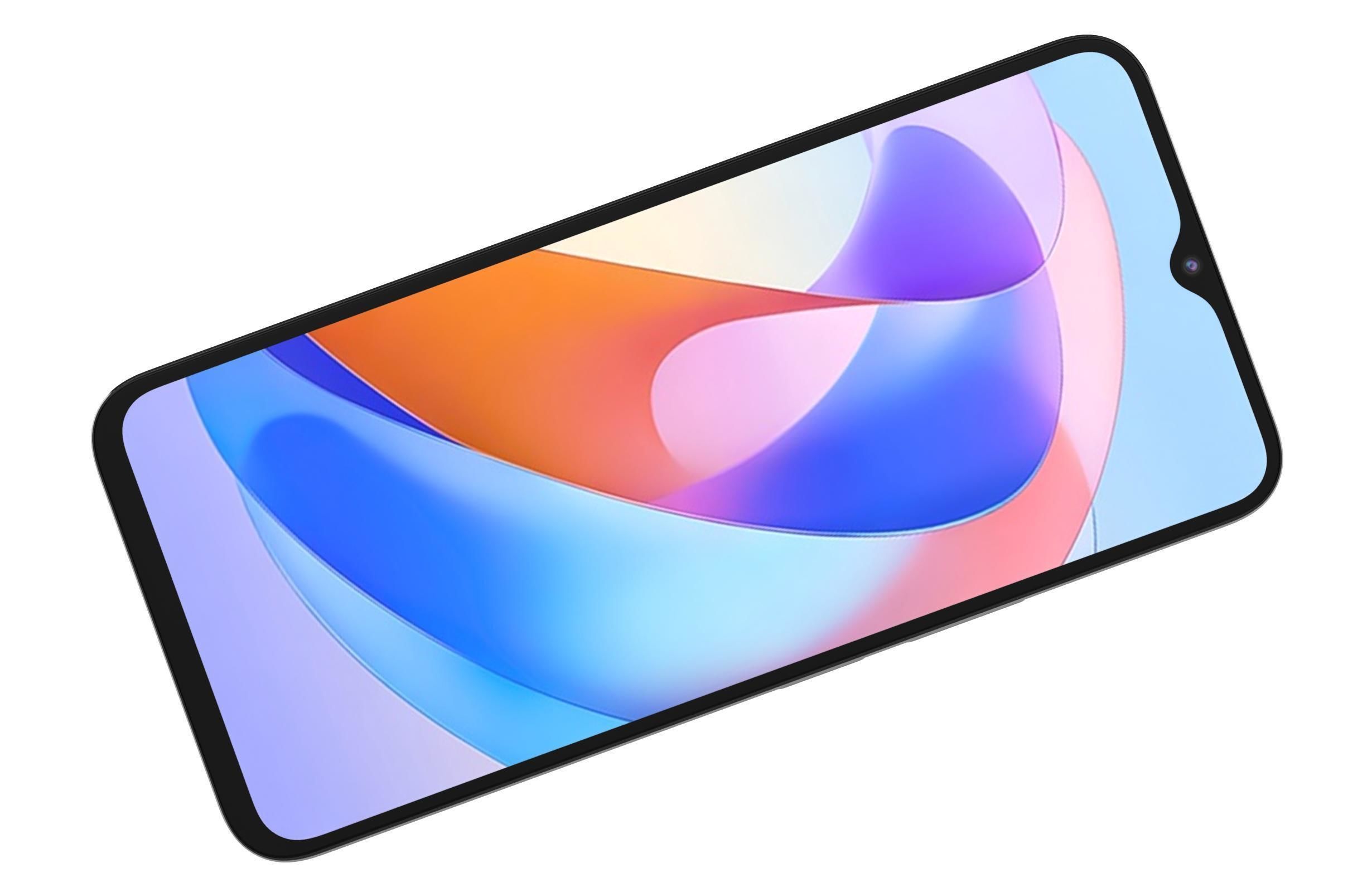 Honor Play 40 Black Low-poly 3D model_10