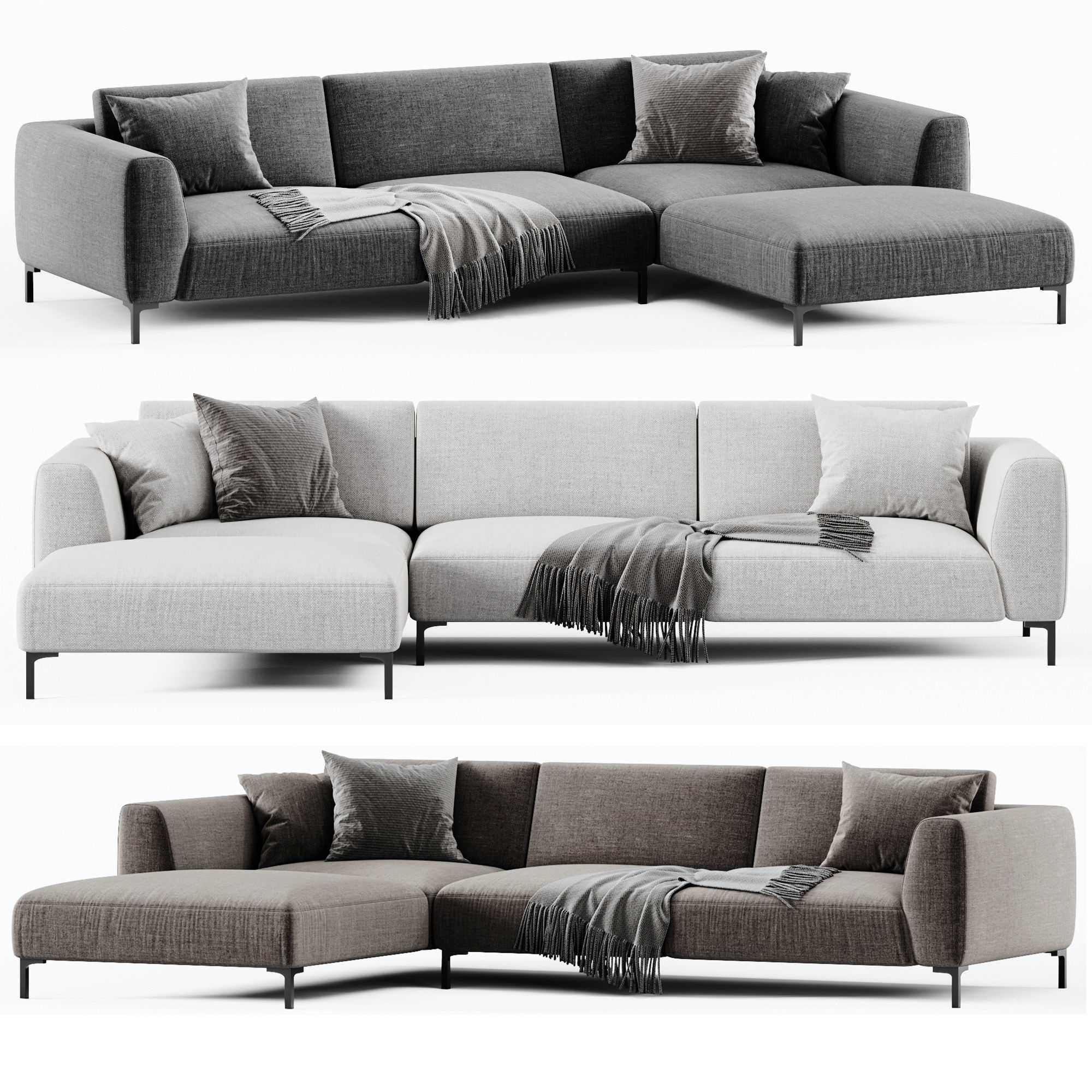 Duduy Sofa By Chateau dAx 3D model_1