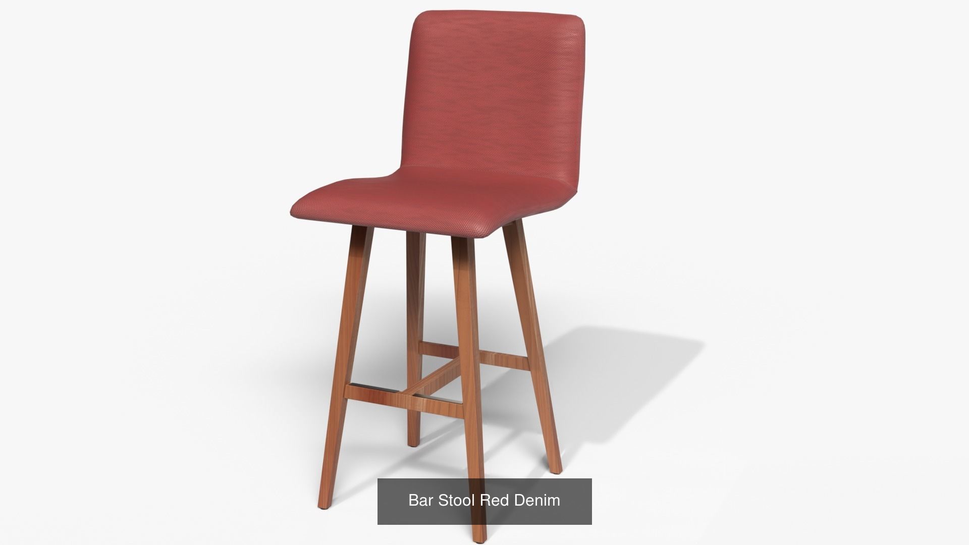 Bar Stool Denim 3D Model Collection_4