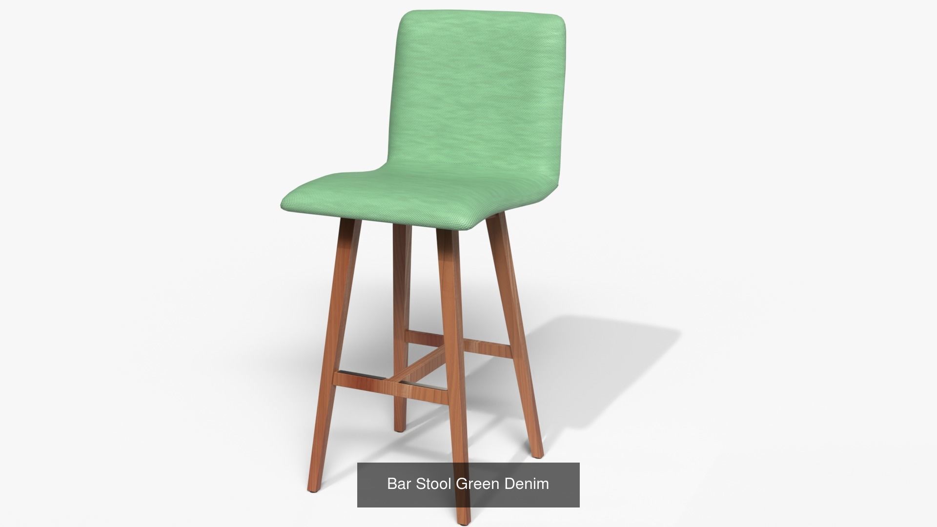 Bar Stool Denim 3D Model Collection_3