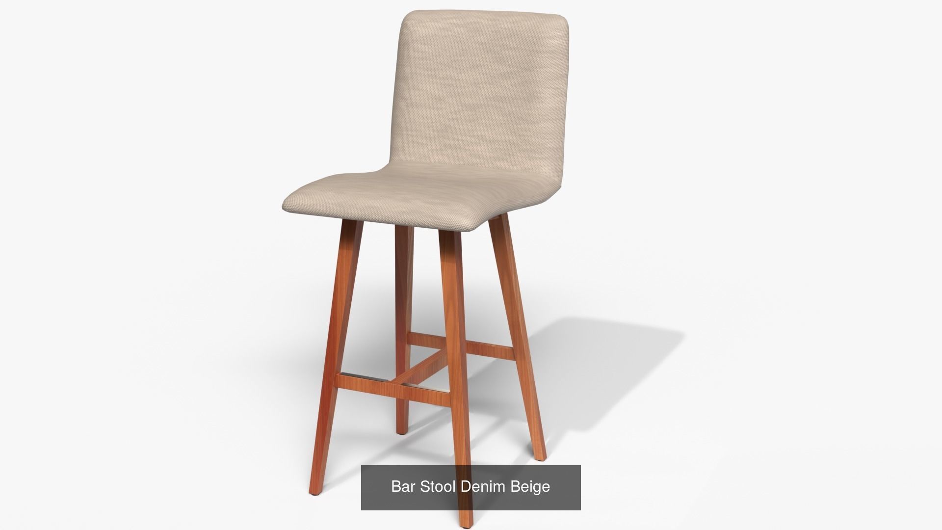 Bar Stool Denim 3D Model Collection_1