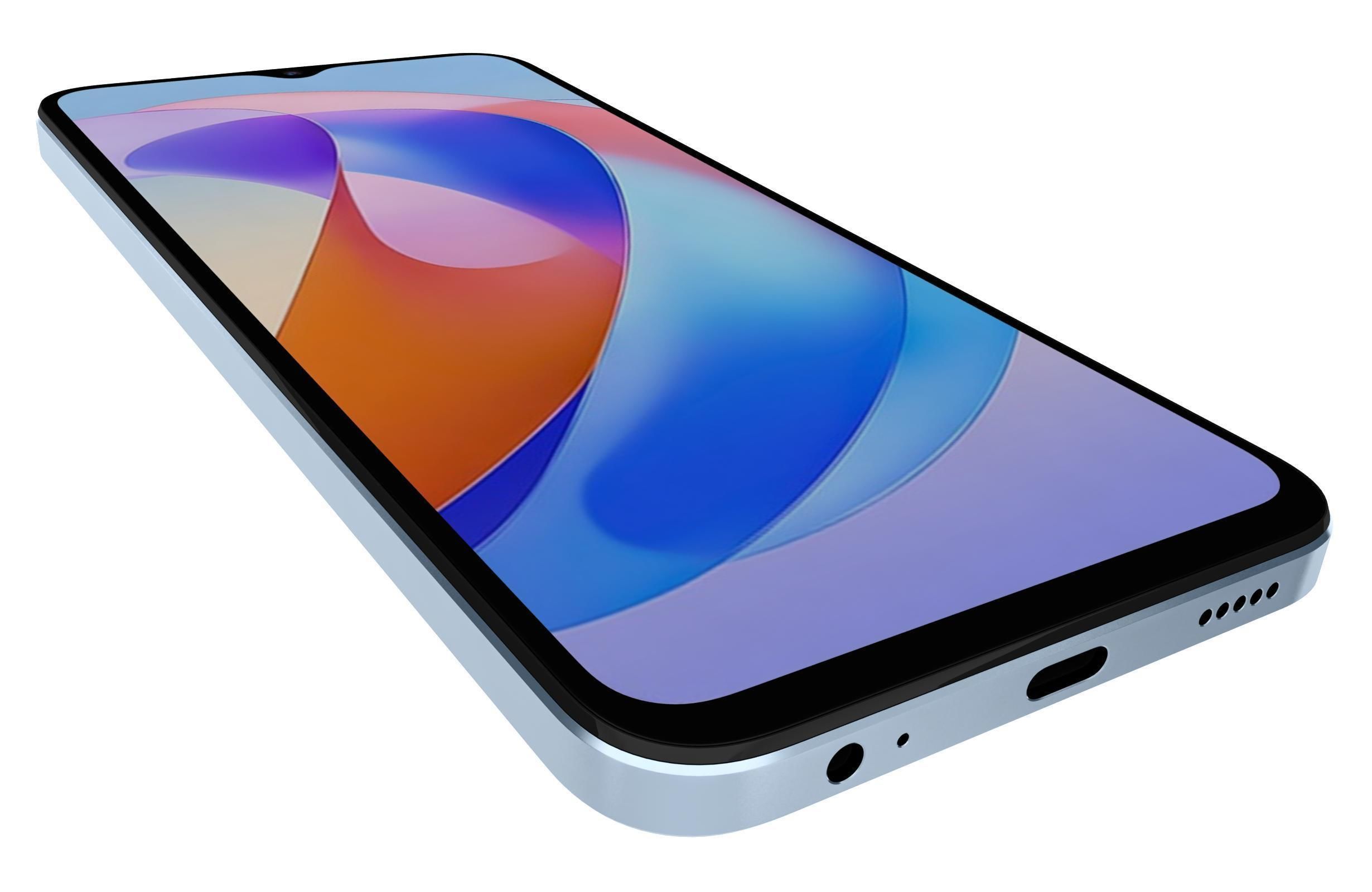 Honor Play 40 Blue Low-poly 3D model_15
